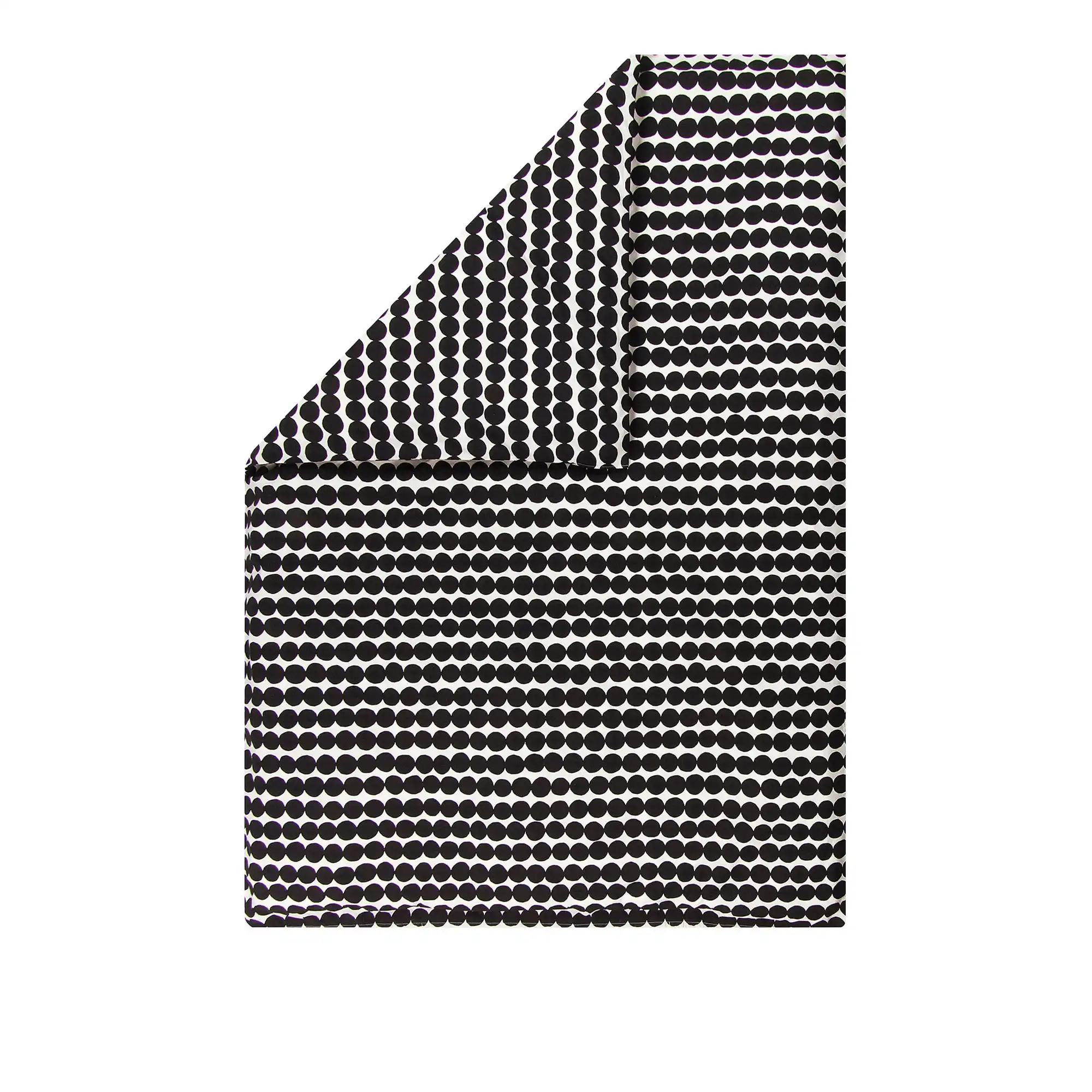 Räsymatto påslakan white, black