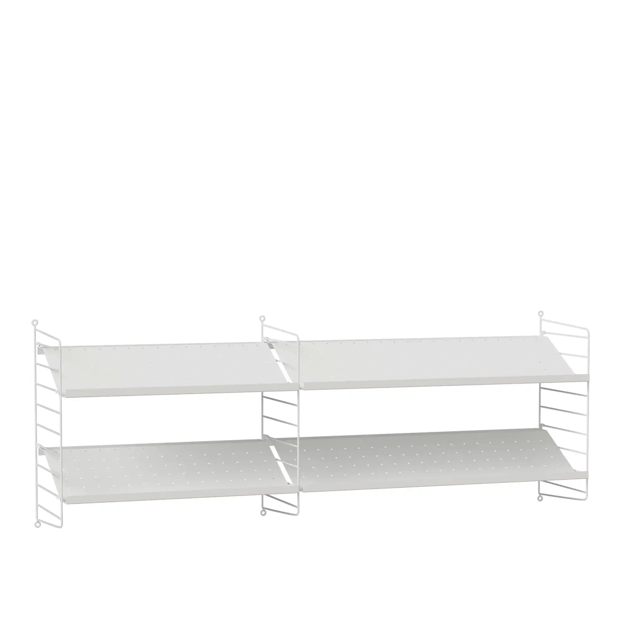 Hall hyllsystem I vit/vit