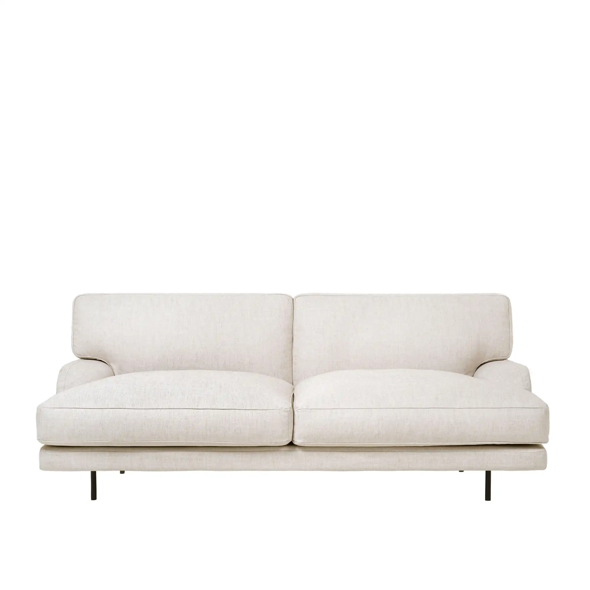 Flaneur 2-sitssoffa Matt Black