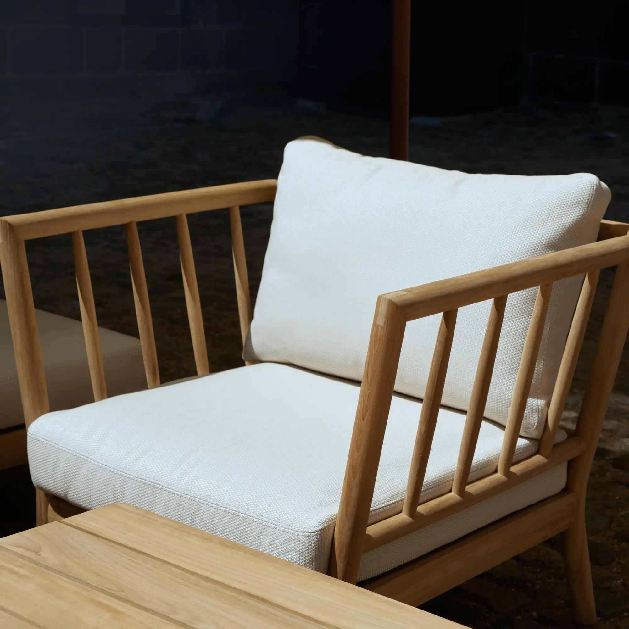 Tradition utomhusfåtölj teak