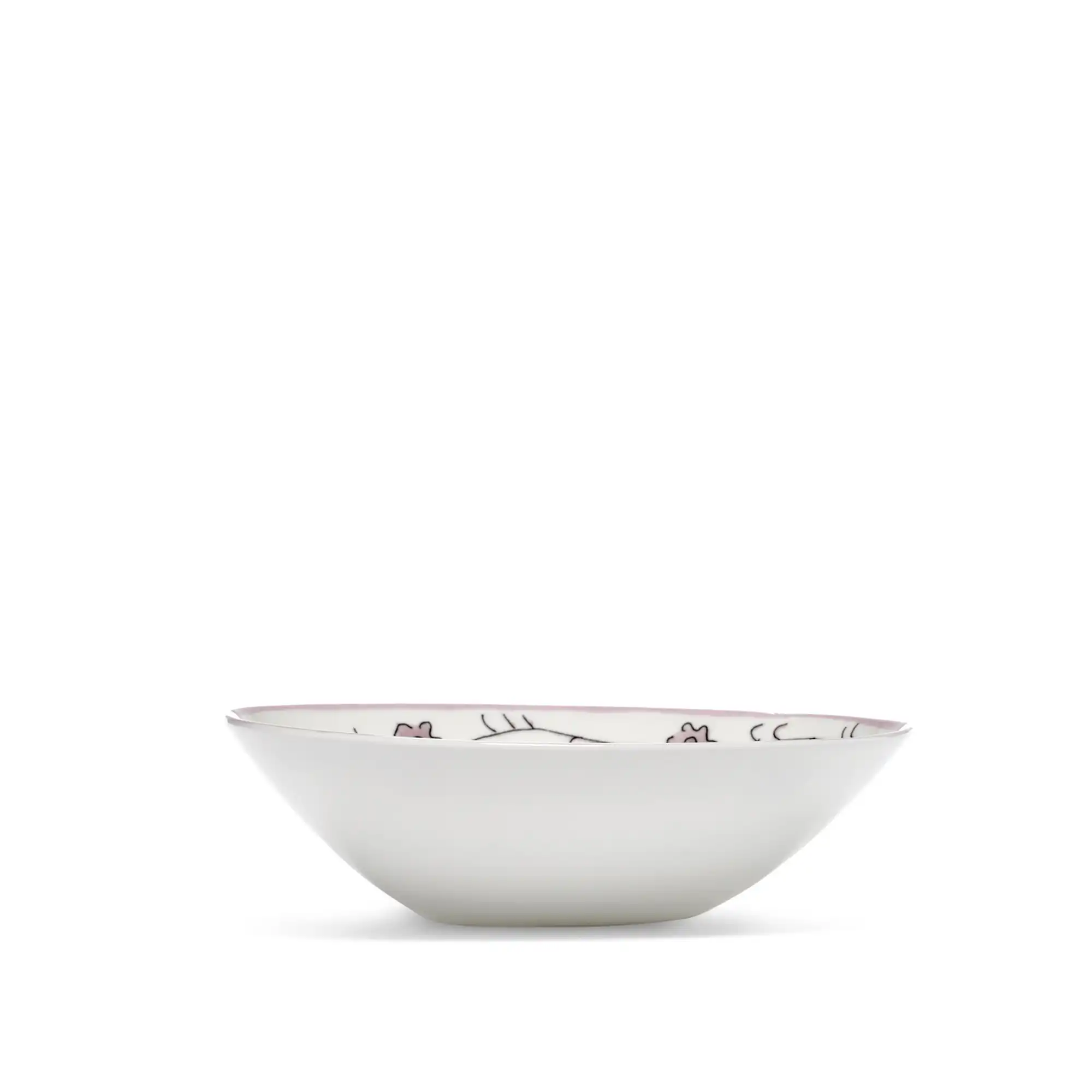 Low Bowl M Dark Viola - Set of 2