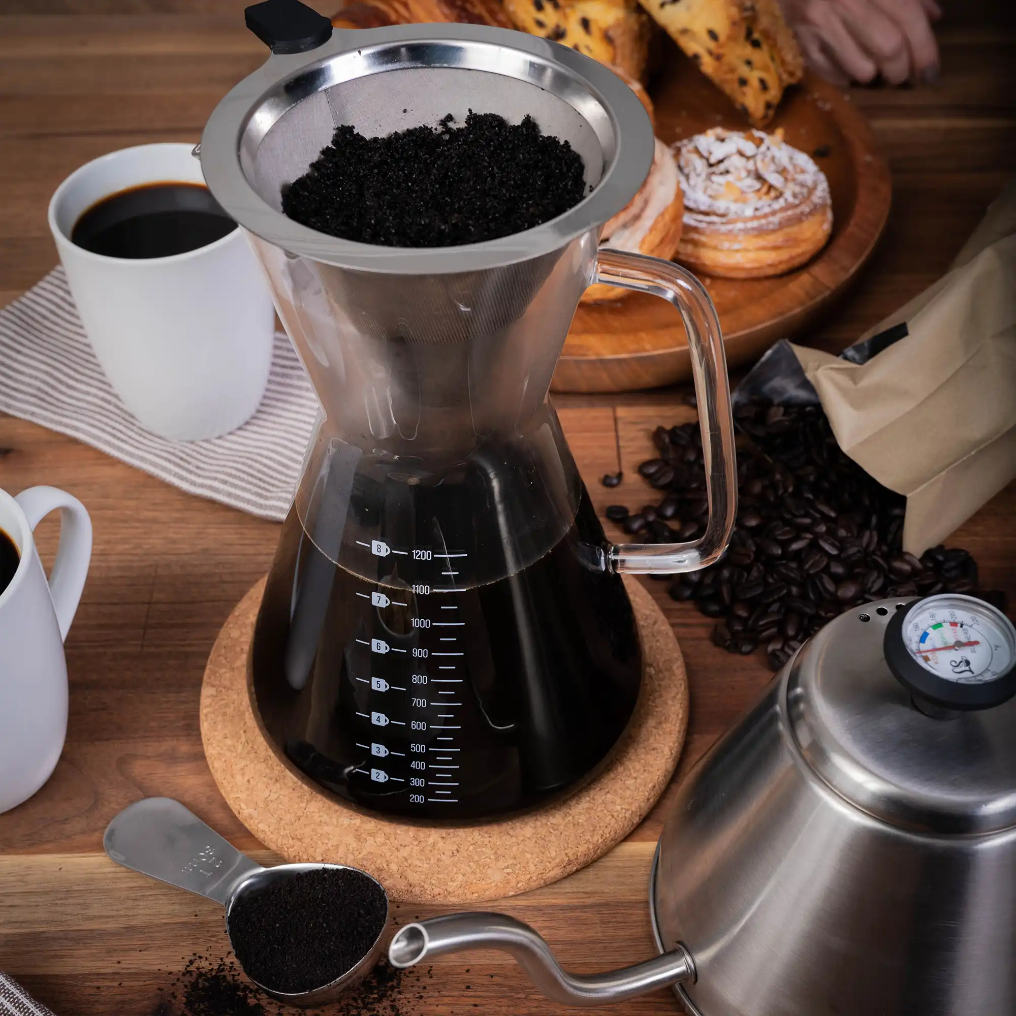 Pour-Over Kaffebryggare / 8 Koppar