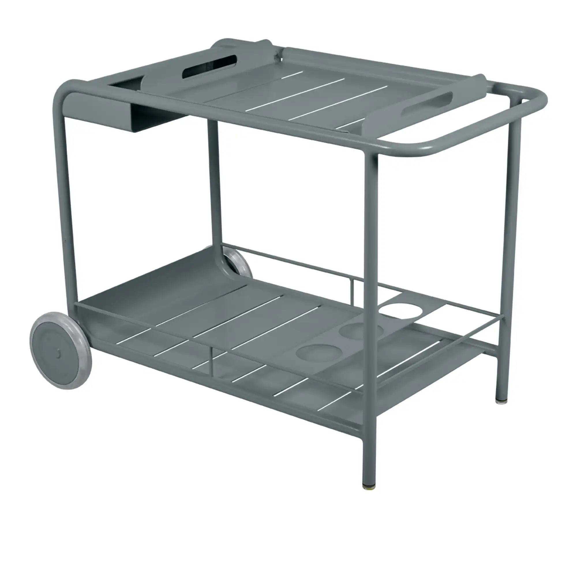 Luxembourg Side Bar/Trolley Bar, Storm Grey