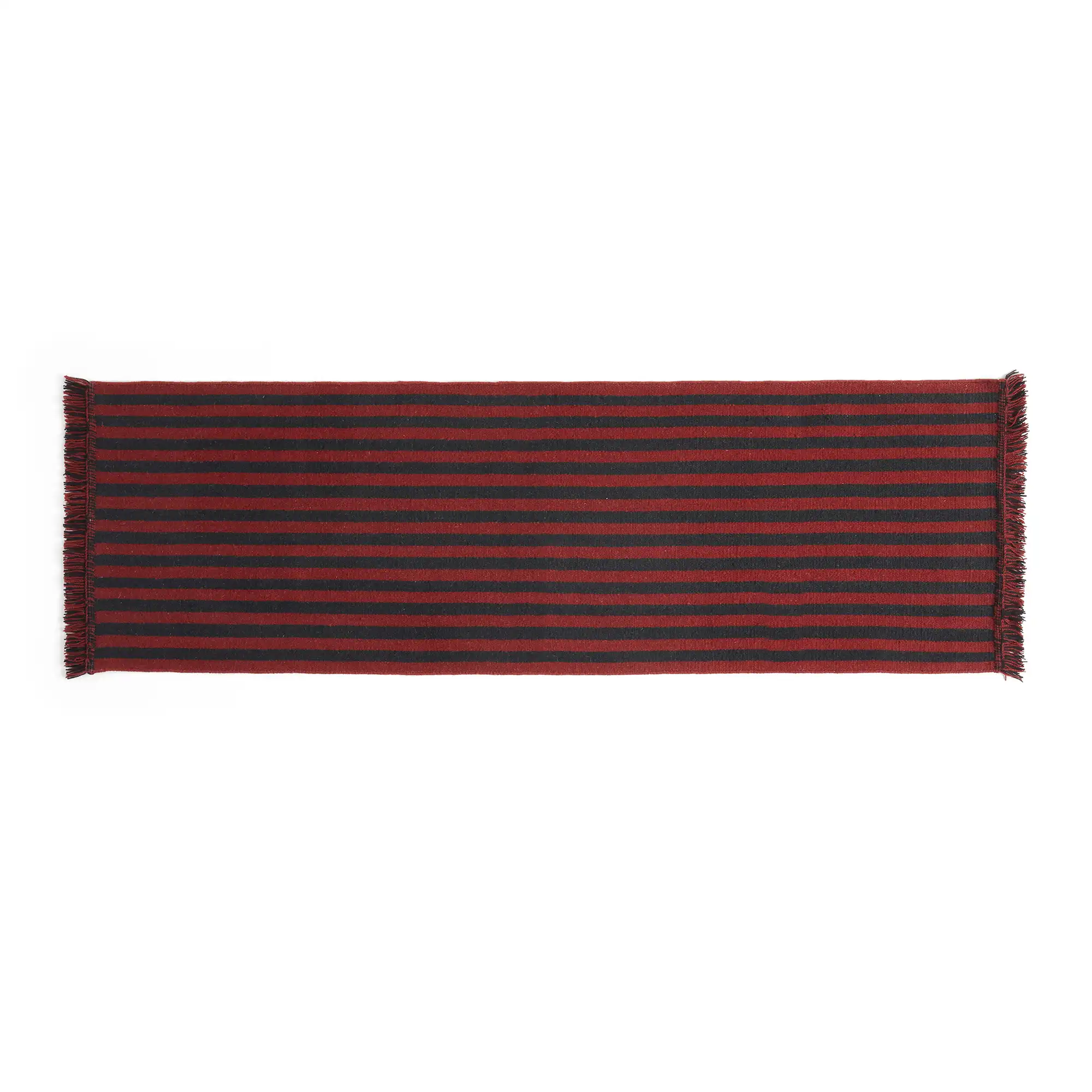 Stripes and Stripes Wool L200 x W60 - Cherry