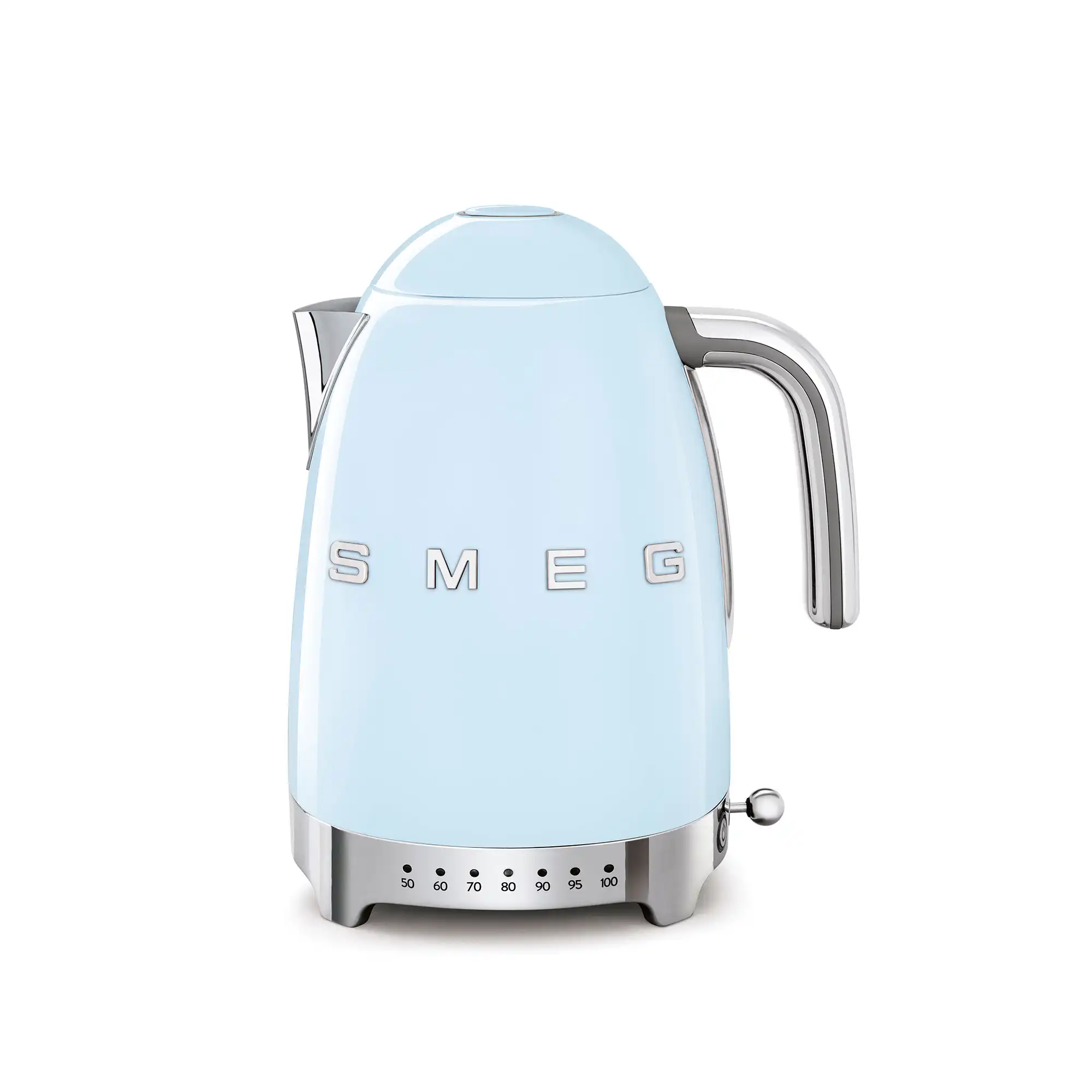 Smeg Kettle 1,7 L Adjustable Temperature Pastel Blue