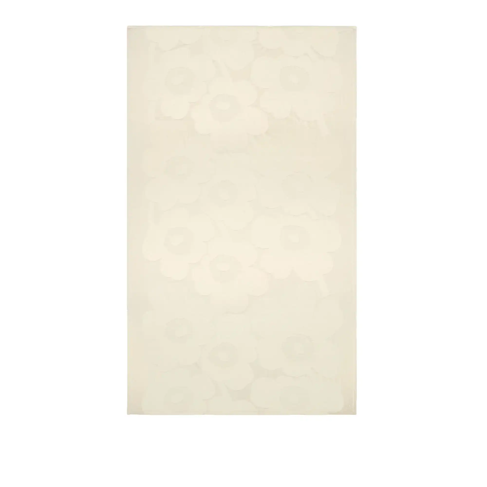 Unikko jacqaurd bordsduk 140x250 cm off white