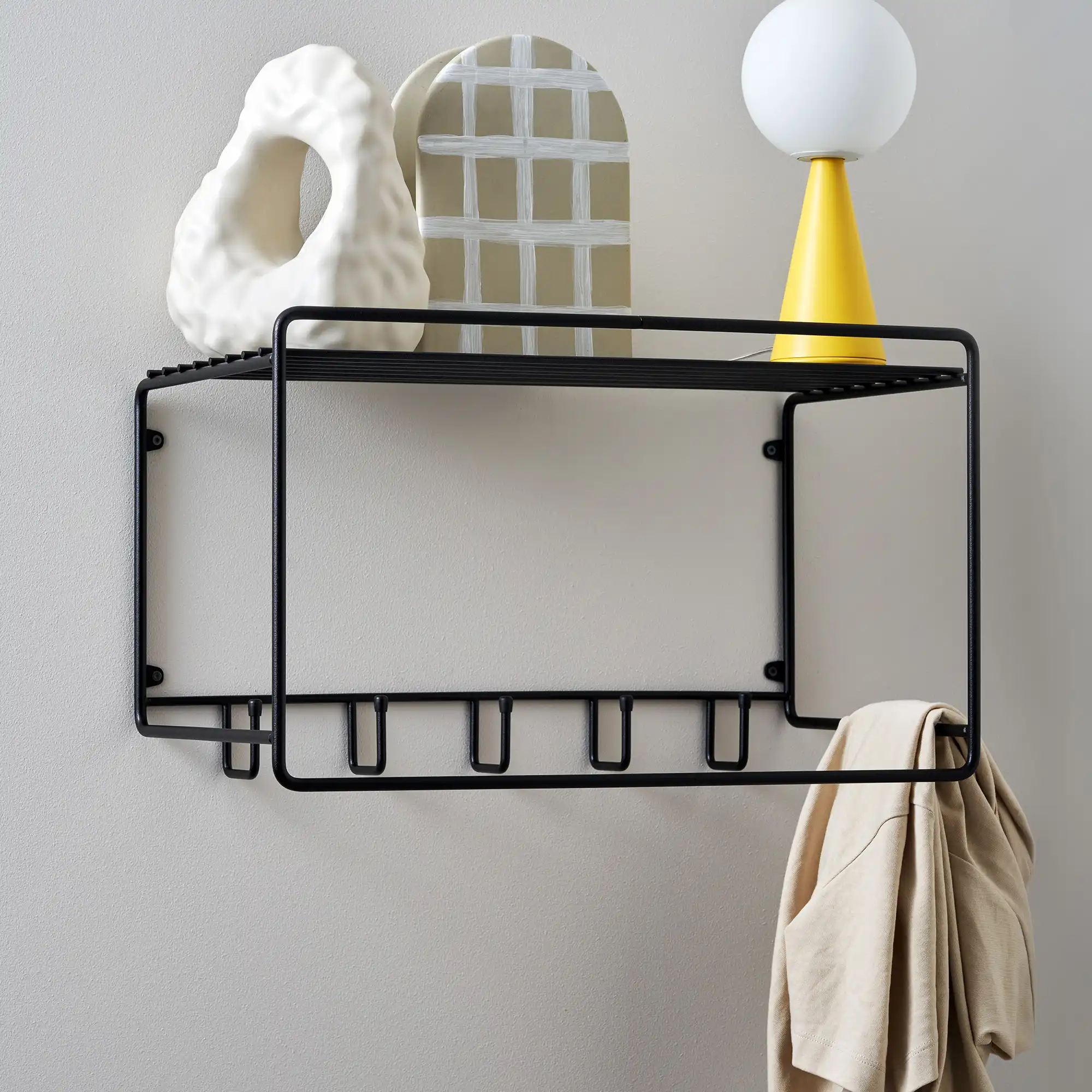 Uptown Hat Rack Black