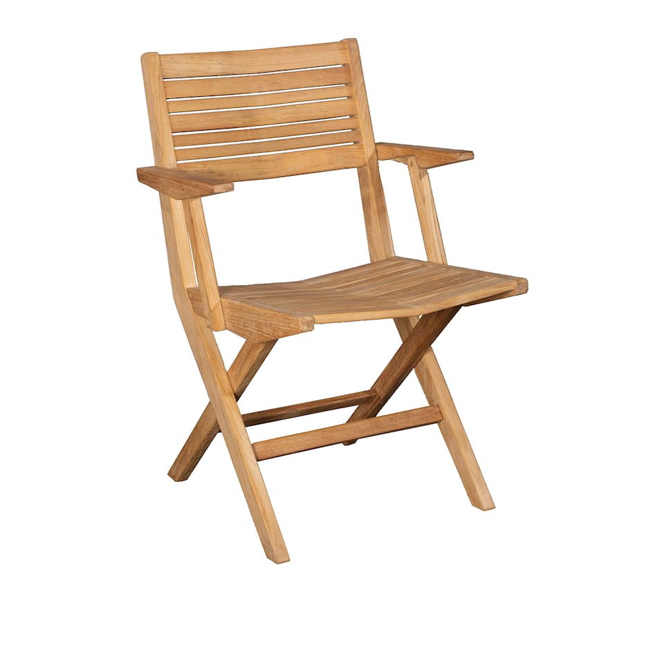 Flip sammenleggbar stol med armlener