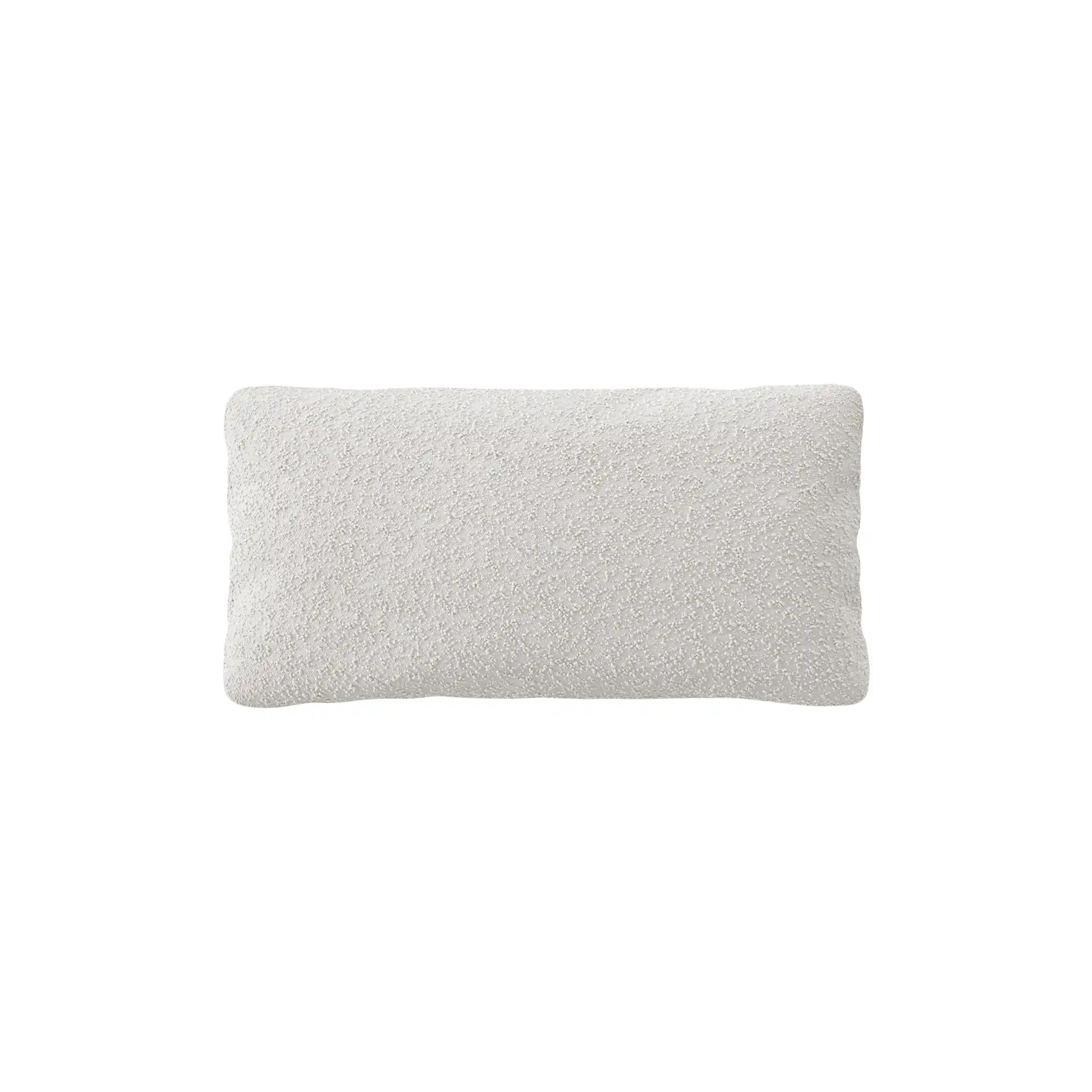 Brick Rectangular Pillow - Ascot Warm White Bouclé