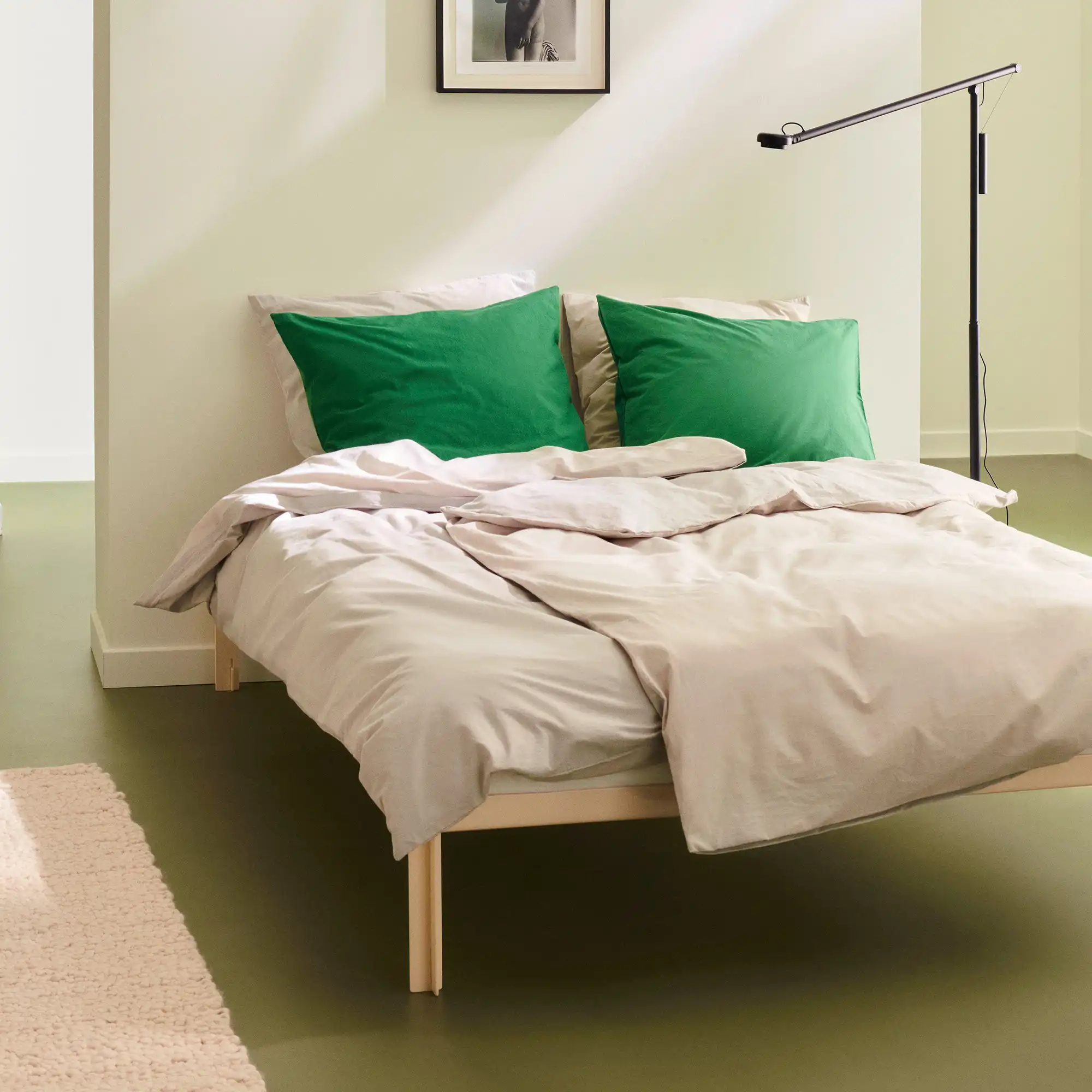 Duo Duvet Cover 220 x 220 Cappuccino