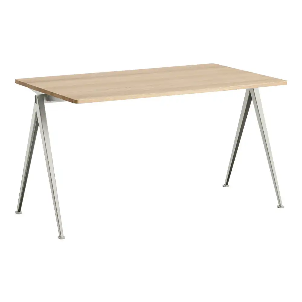 Pyramid Table 01 140x75 cm Beige/Mattlackad Ek