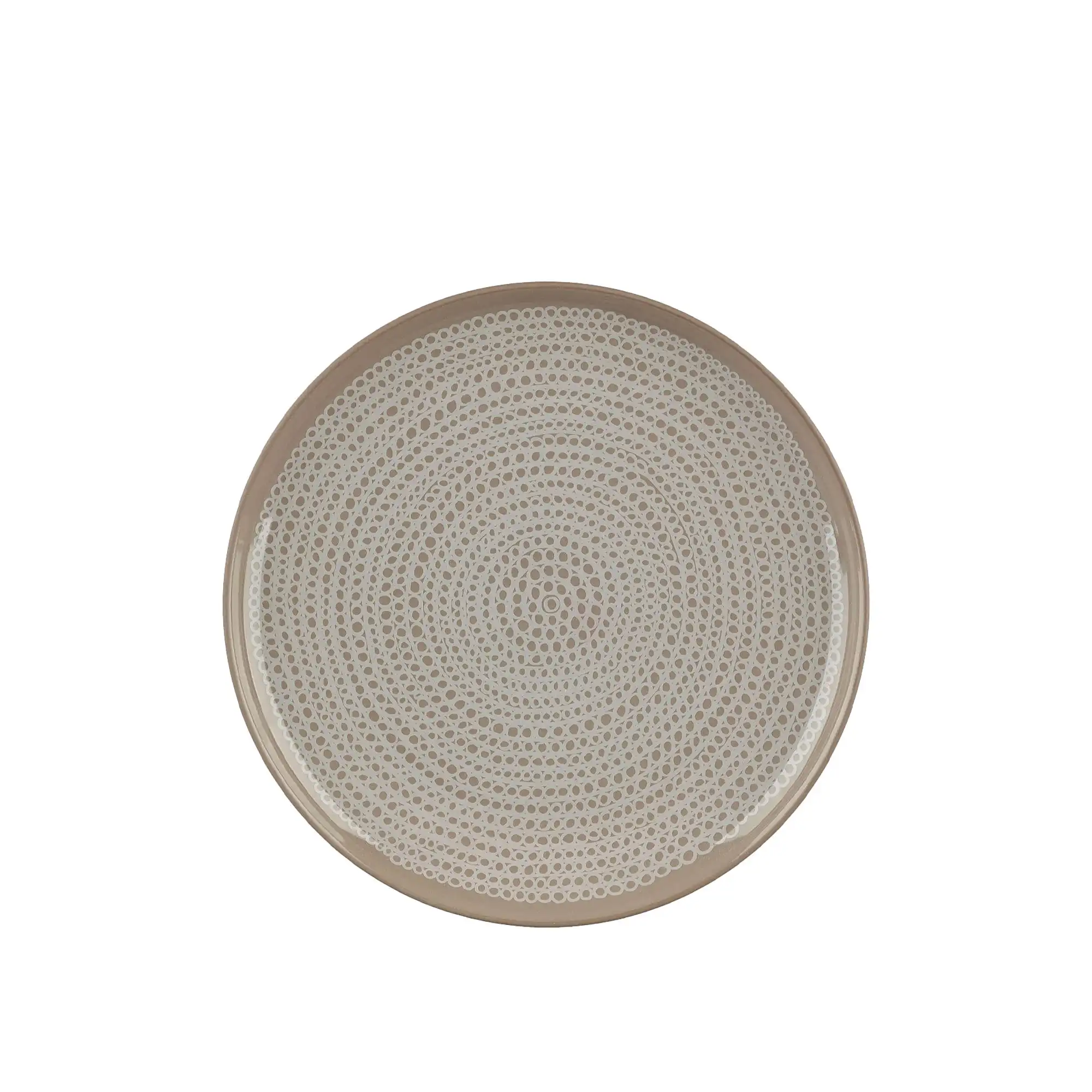 Oiva / Siirtolapuutarha Plate 25 cm Terra, White