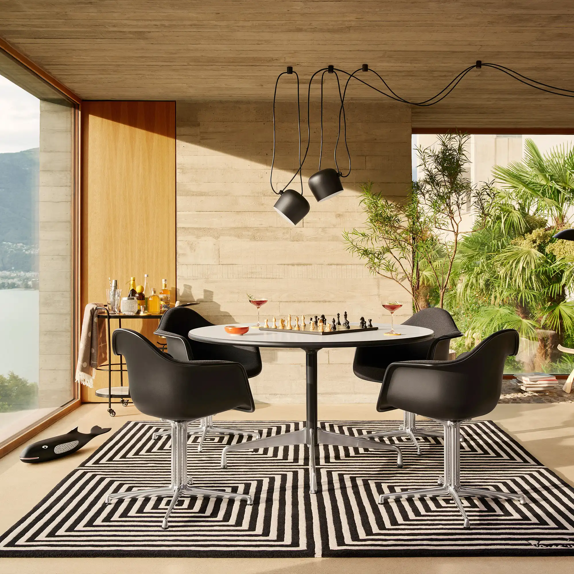 Eames Segmented Tables Dining matbord Ø130 cm