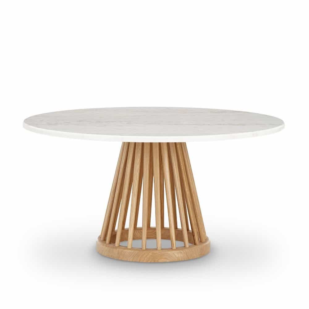 Fan Large Natural Side Table