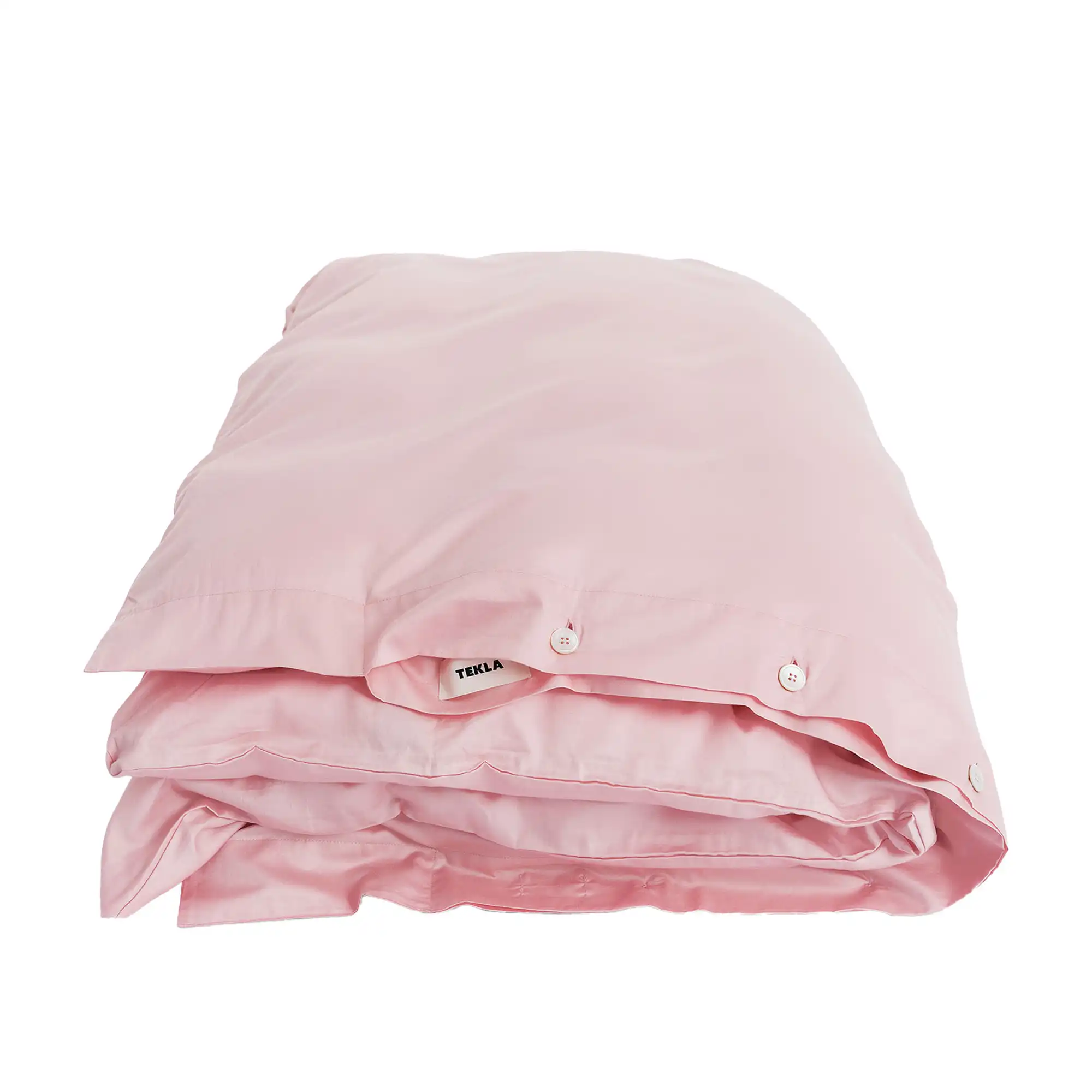 Cotton Sateen Duvet Covers Solid Blushing Pink