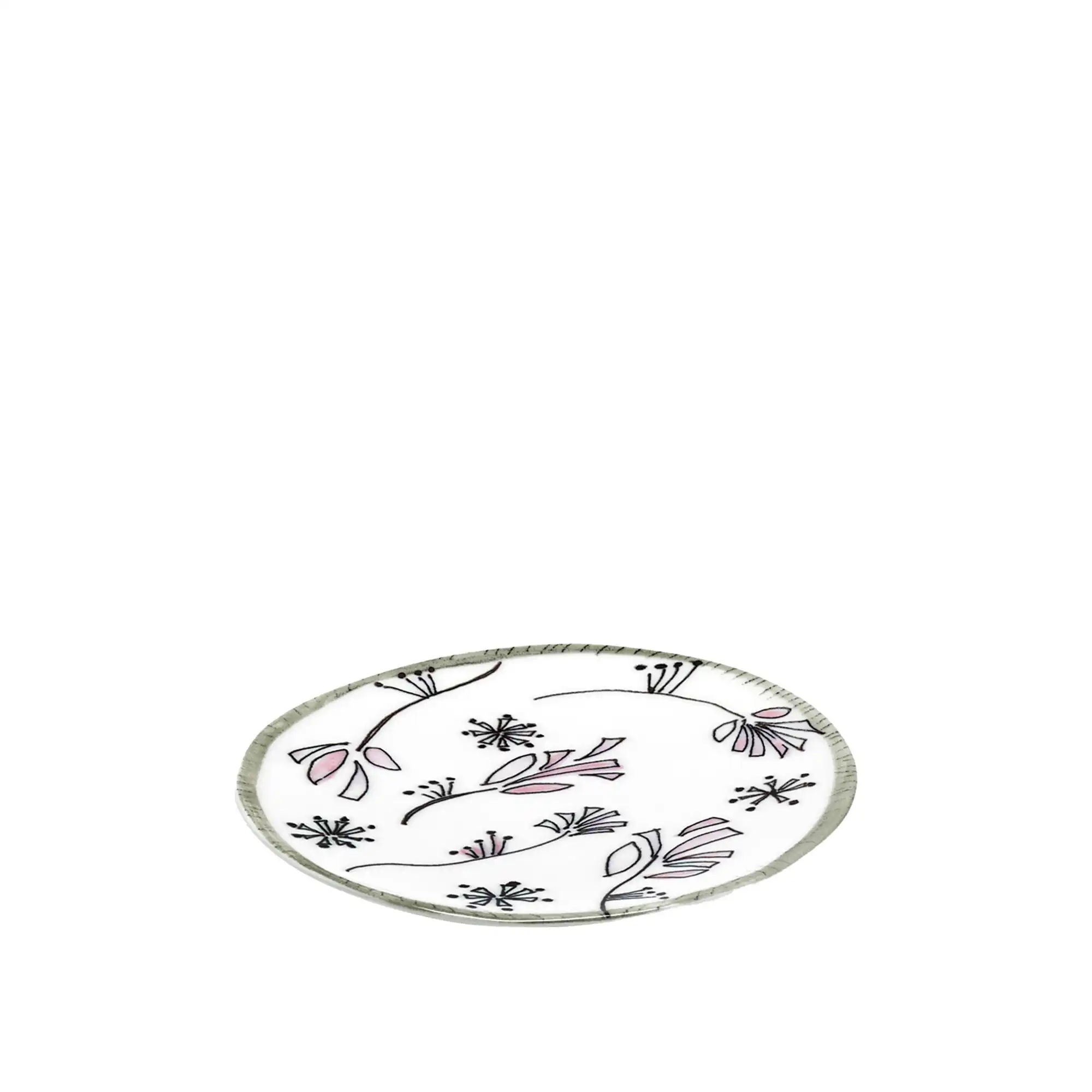 Bread Plate Fiore Rosa - Set of 2