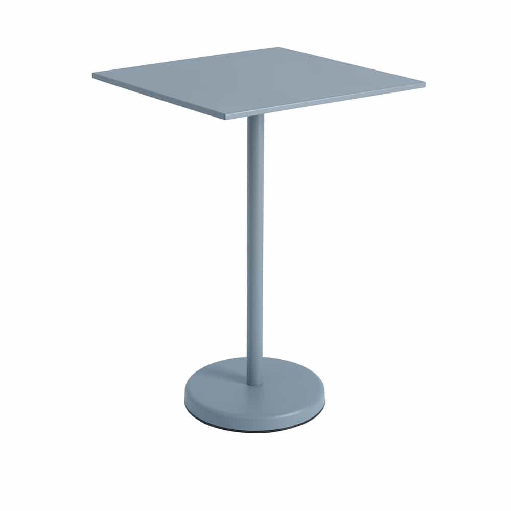 Linear Steel Café Table 70 x 70 h