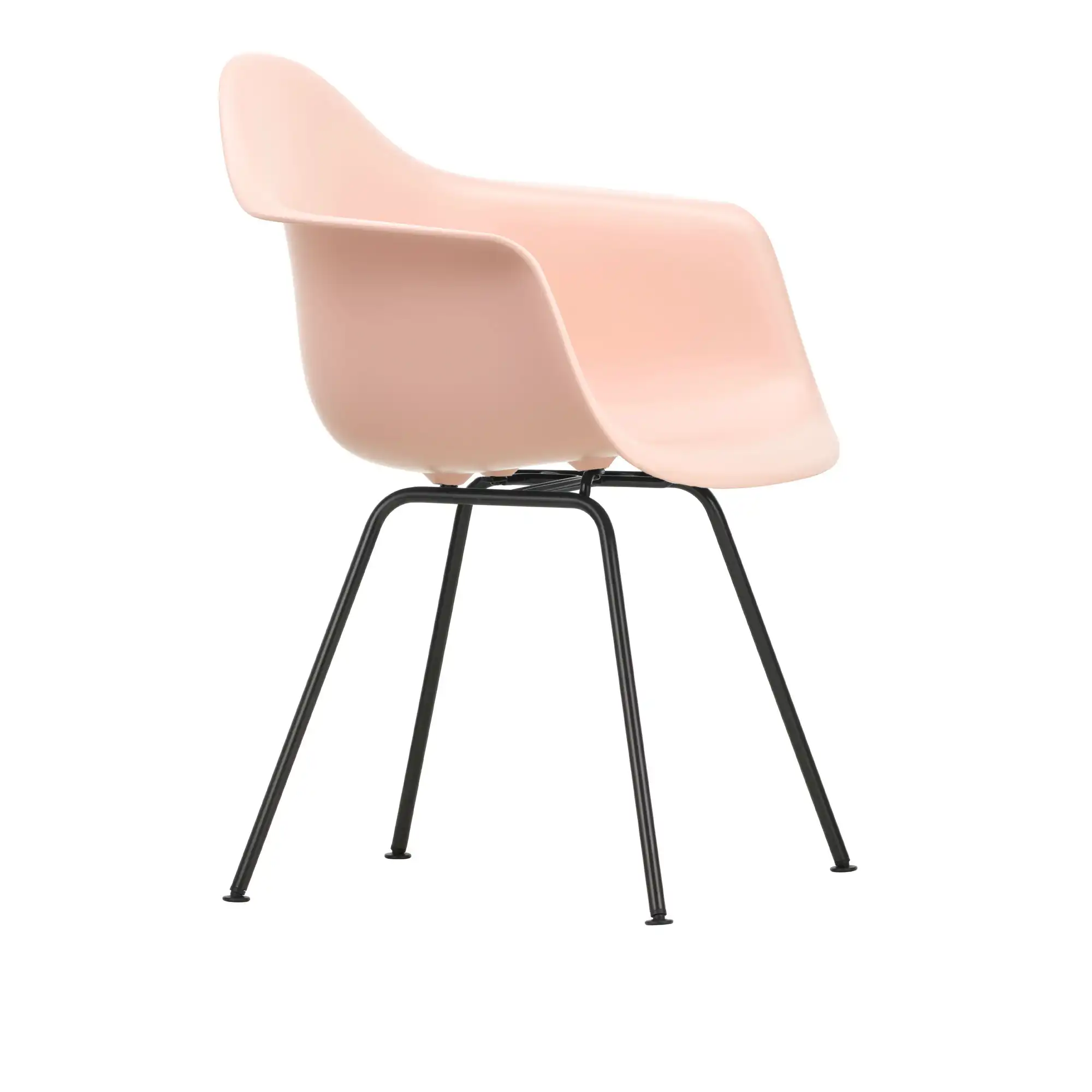 Eames Plastic Armchair DAX - 41 Pale Rose - Basic Dark Base