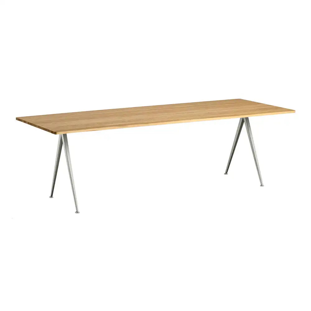 Pyramid Table 02 250x85 cm Beige/Klarlackad Ek