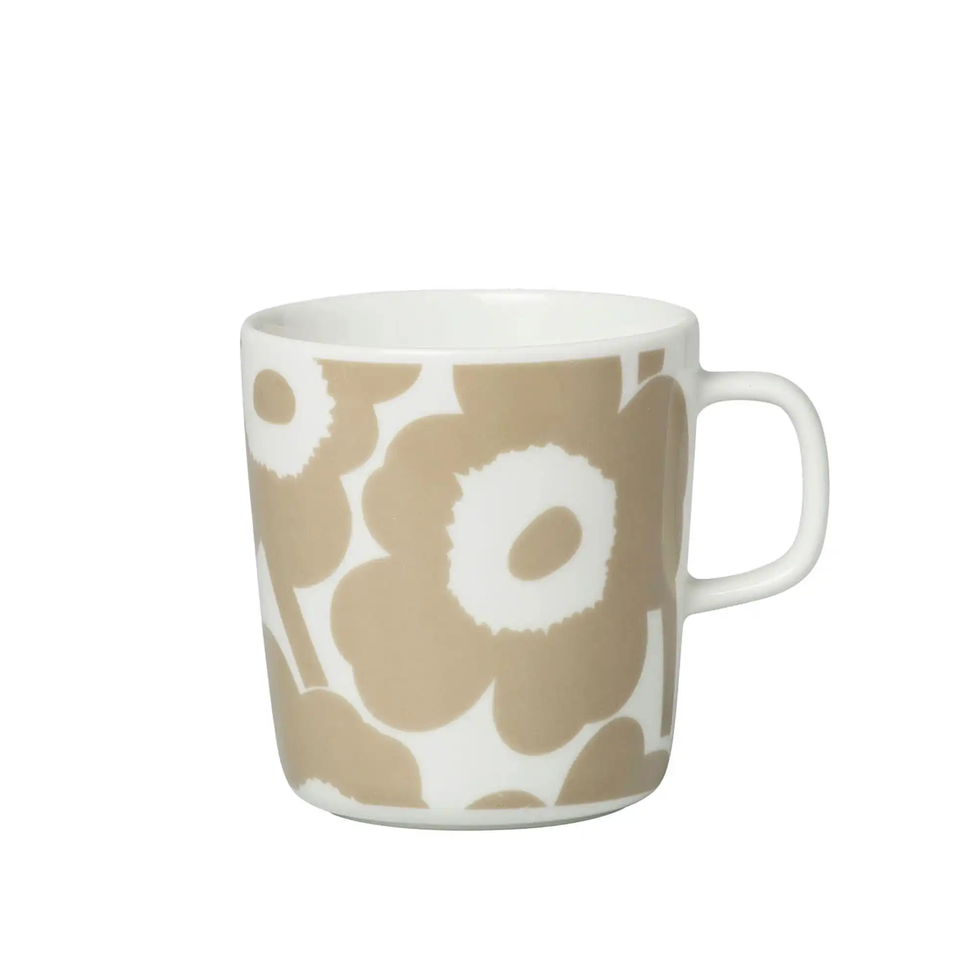 Unikko mugg 40 cl white beige