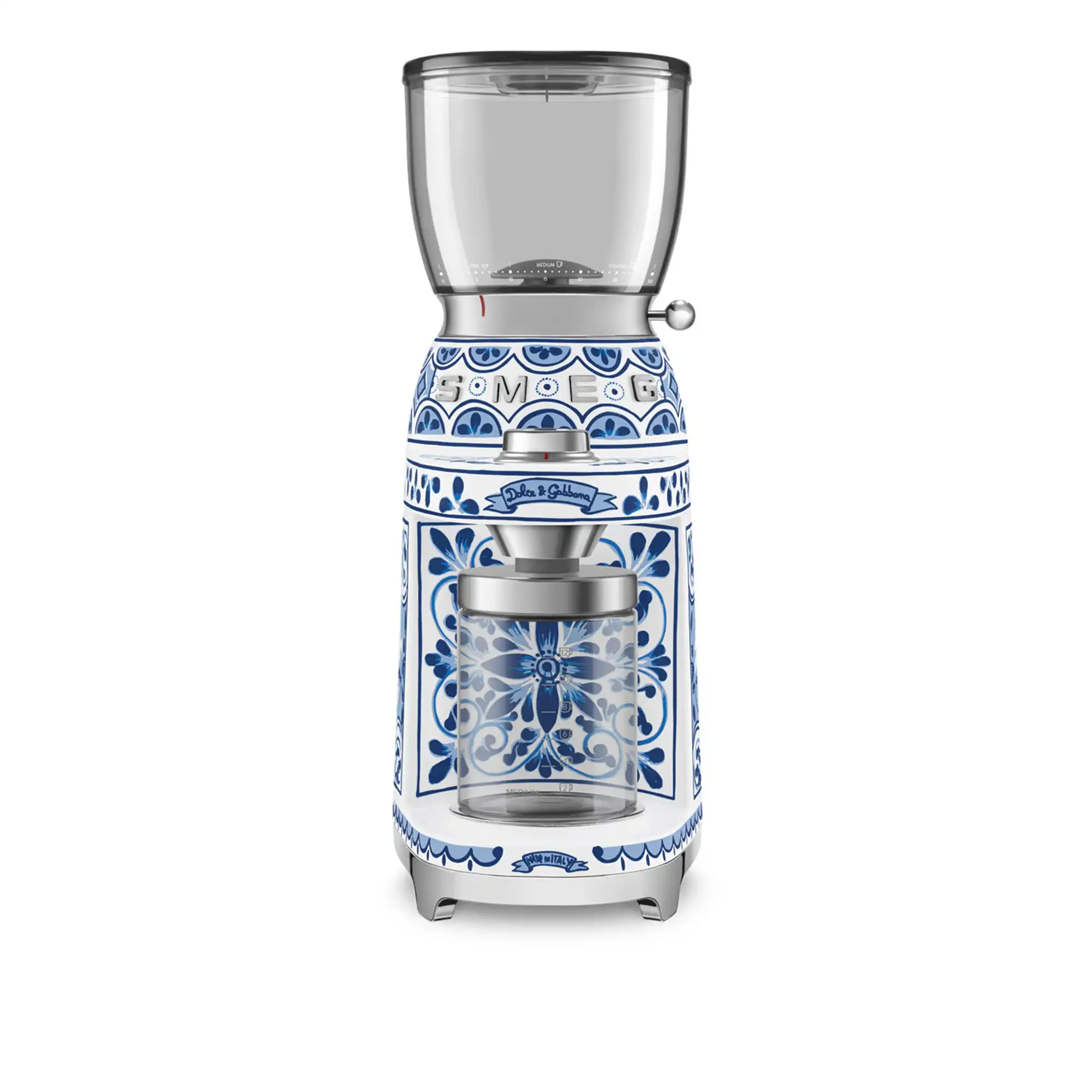 Smeg Coffee Grinder Dolce&Gabbana Blue