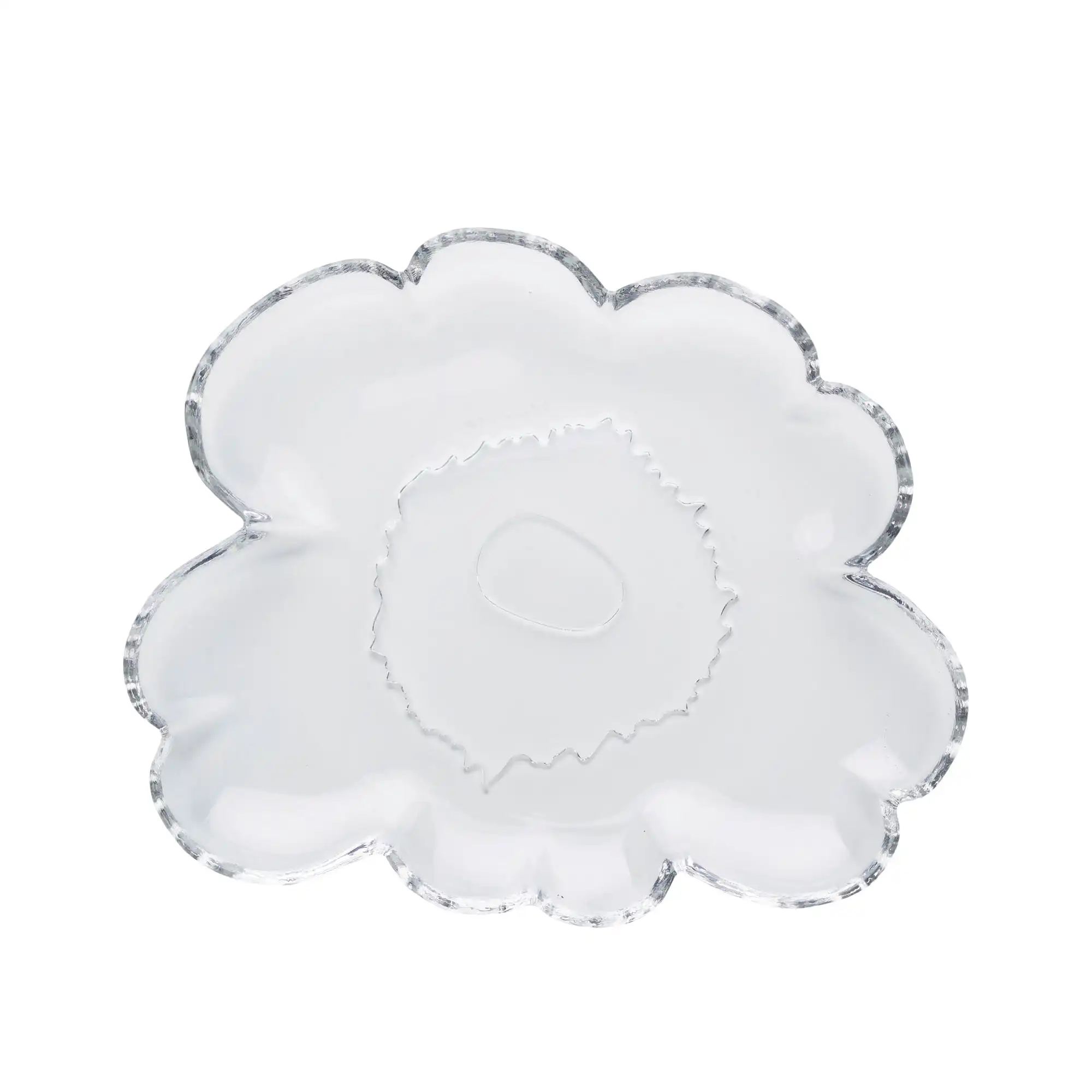 Unikko Glass Plate 20 cm Clear