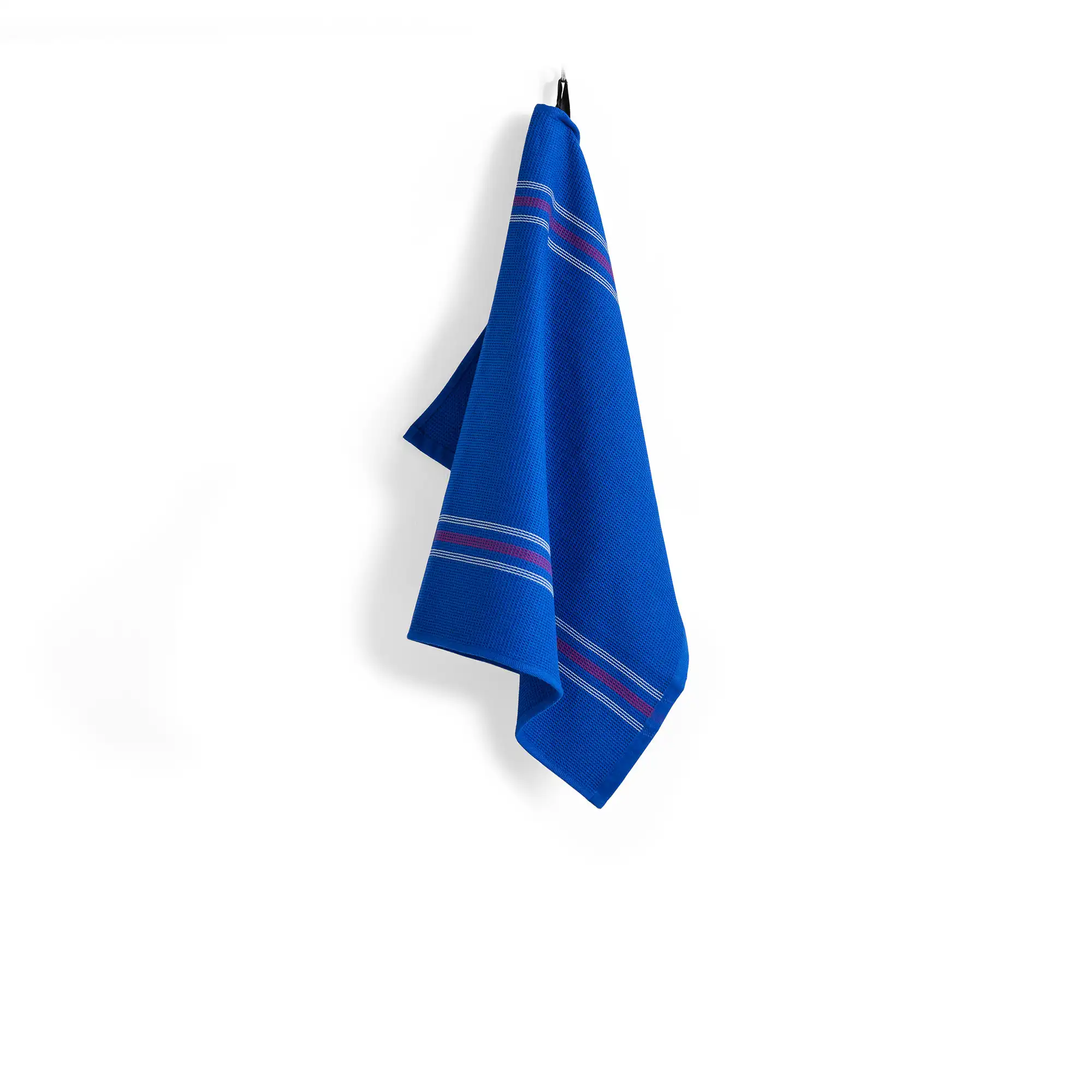 Canteen Tea Towel - Blue and fuchsia