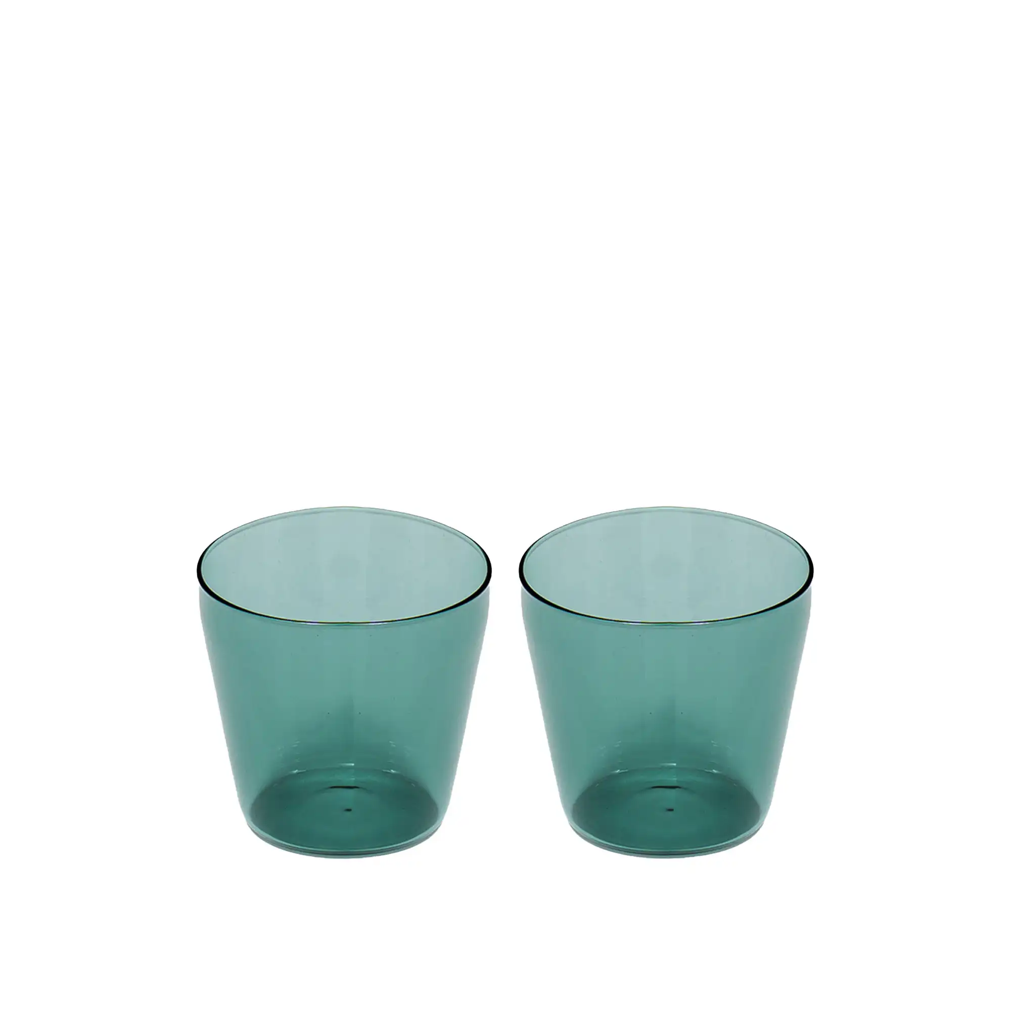 Milk set of 2 glasses Aqua
