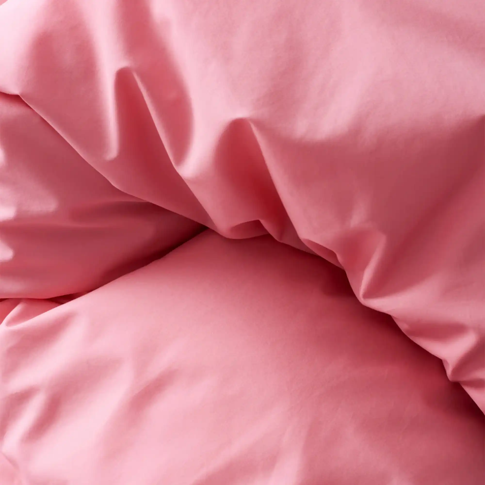 Pure Duvet Cover Poplin Coral Pink