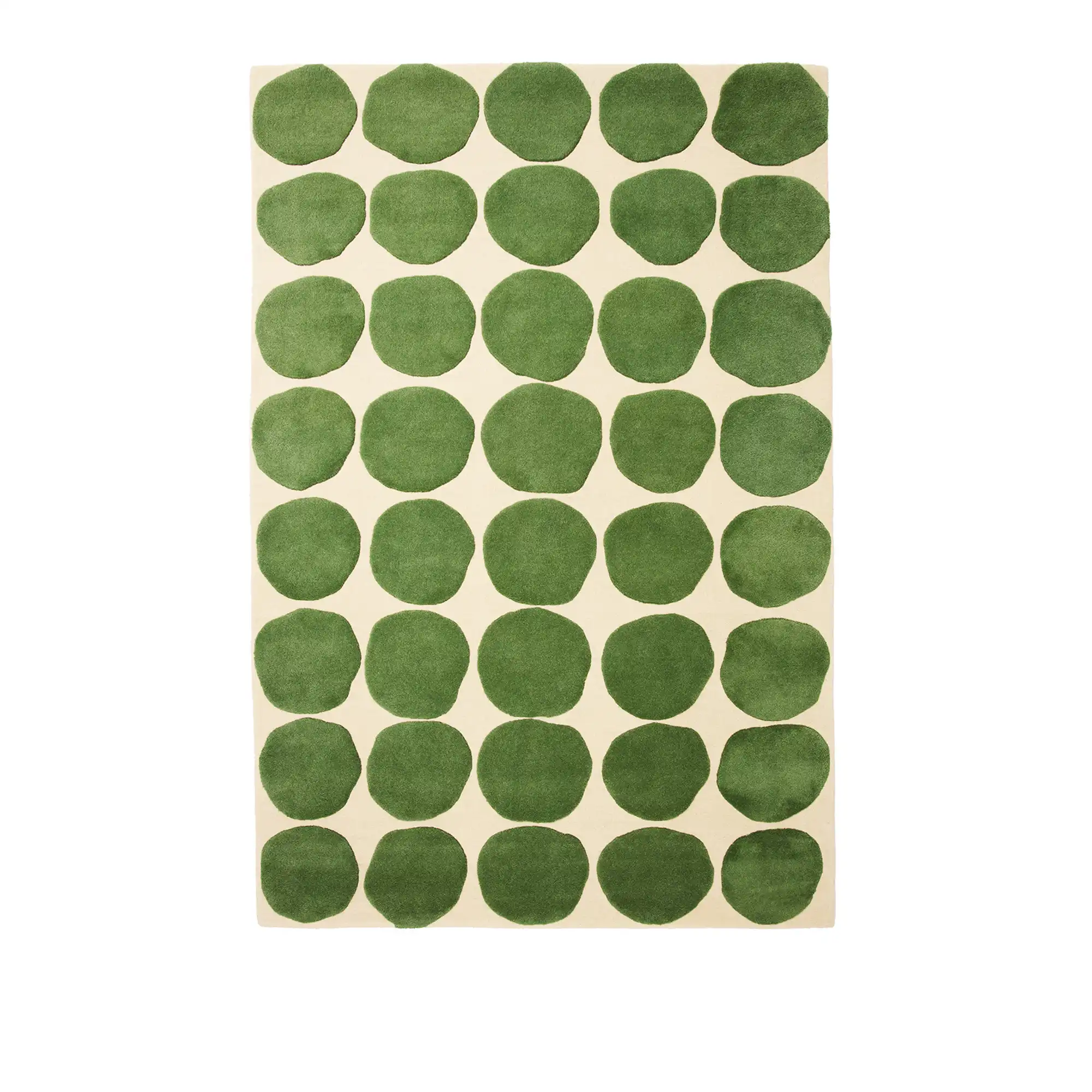 Dots 2 Level Carpet - Light Khaki/Cactus Green, Dots 2 Level Carpet Light Khaki/Cactus Green 230 x 320