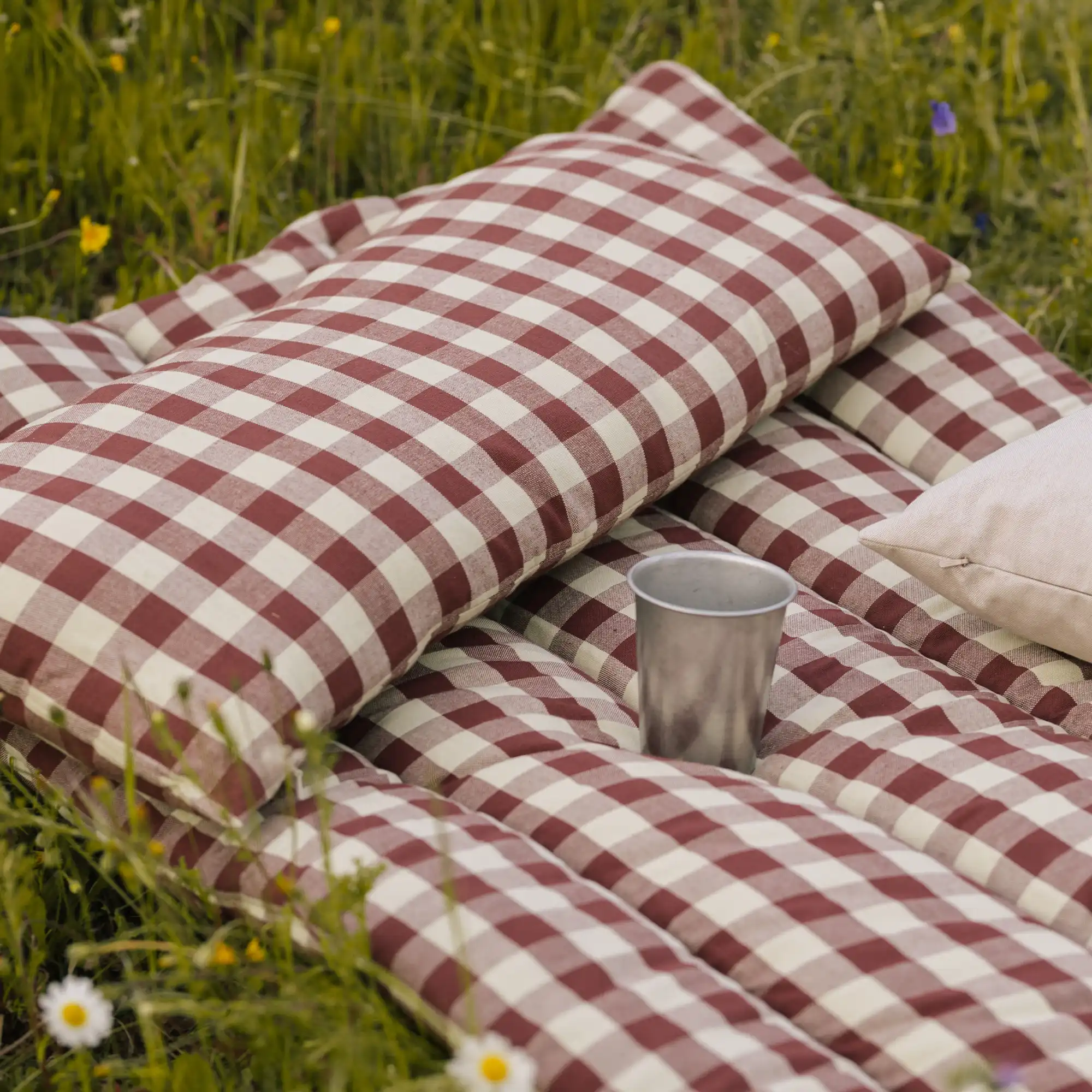 Bothy Check Cushion