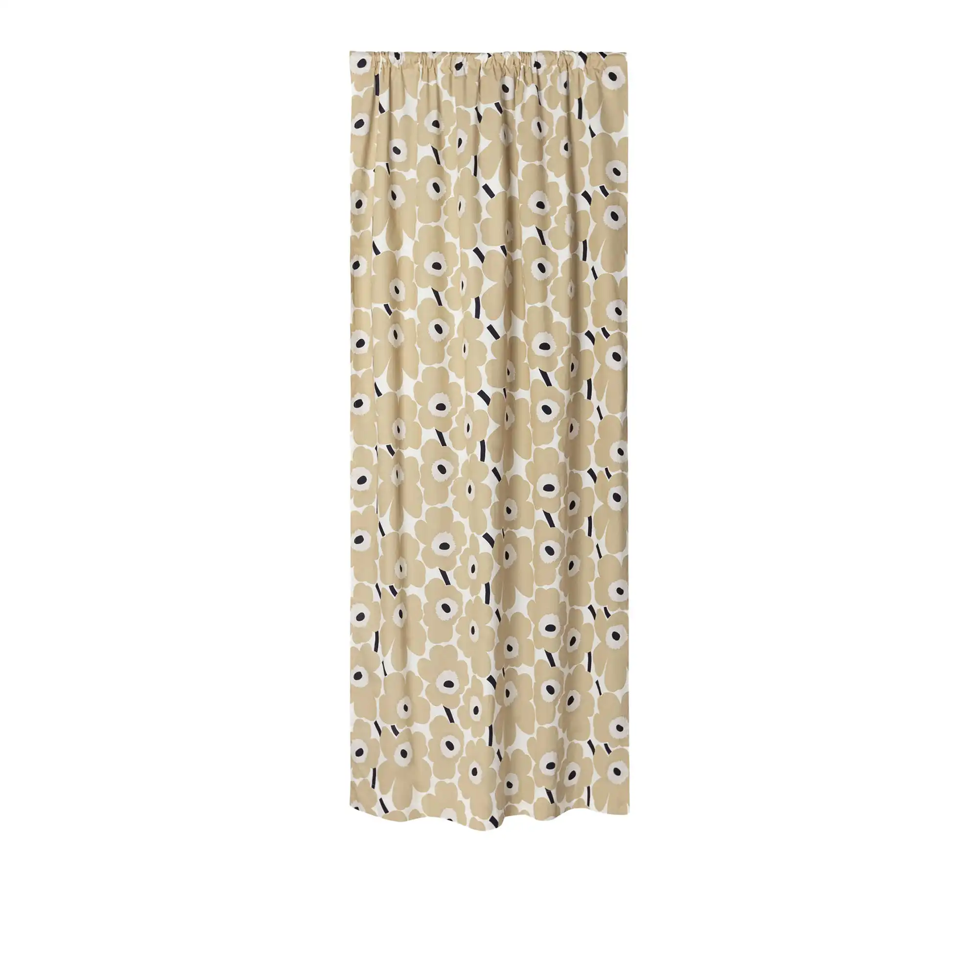 Pieni unikko gardin 135x250 cm beige