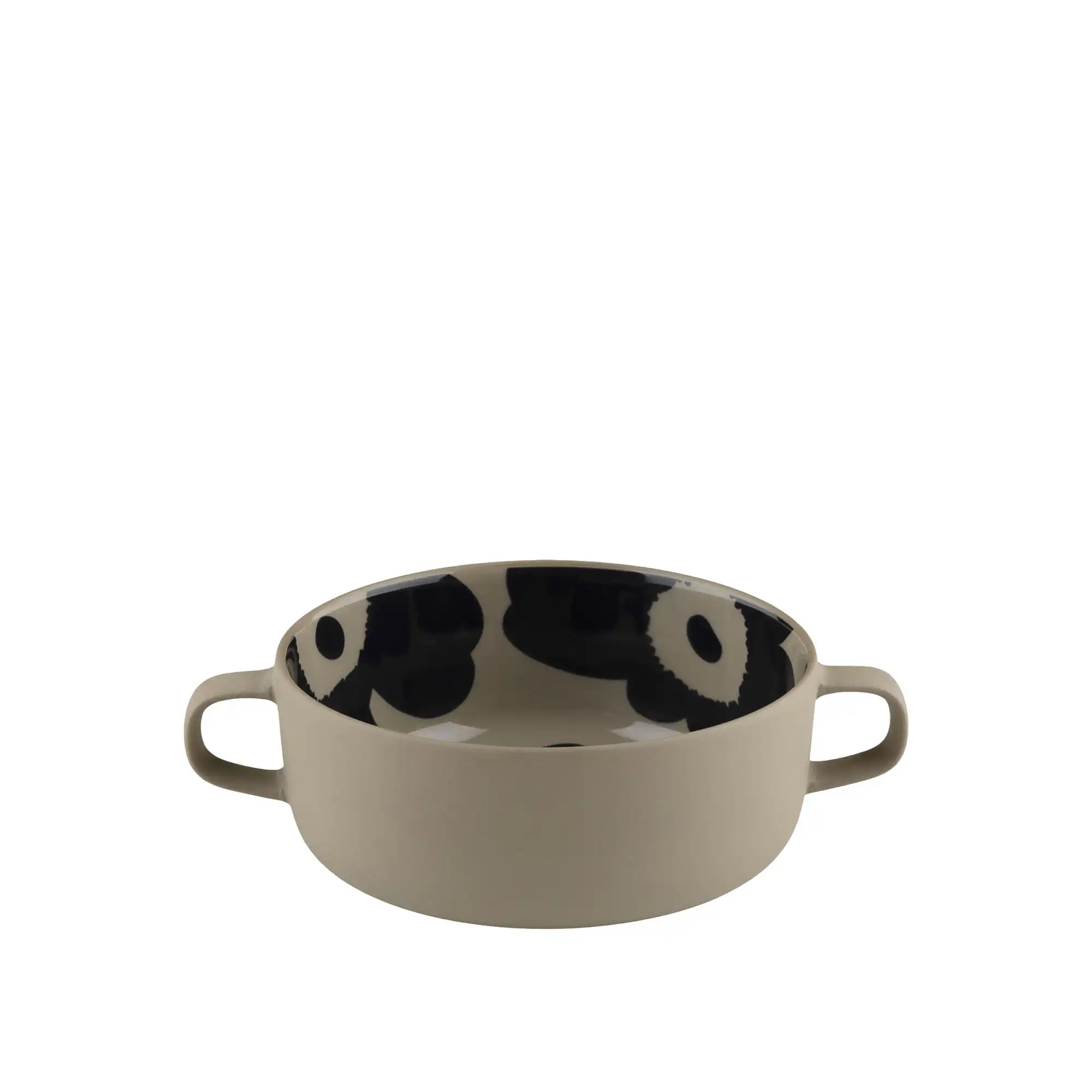 Unikko Bowl With Handles 50 cl Terra, Dark Blue