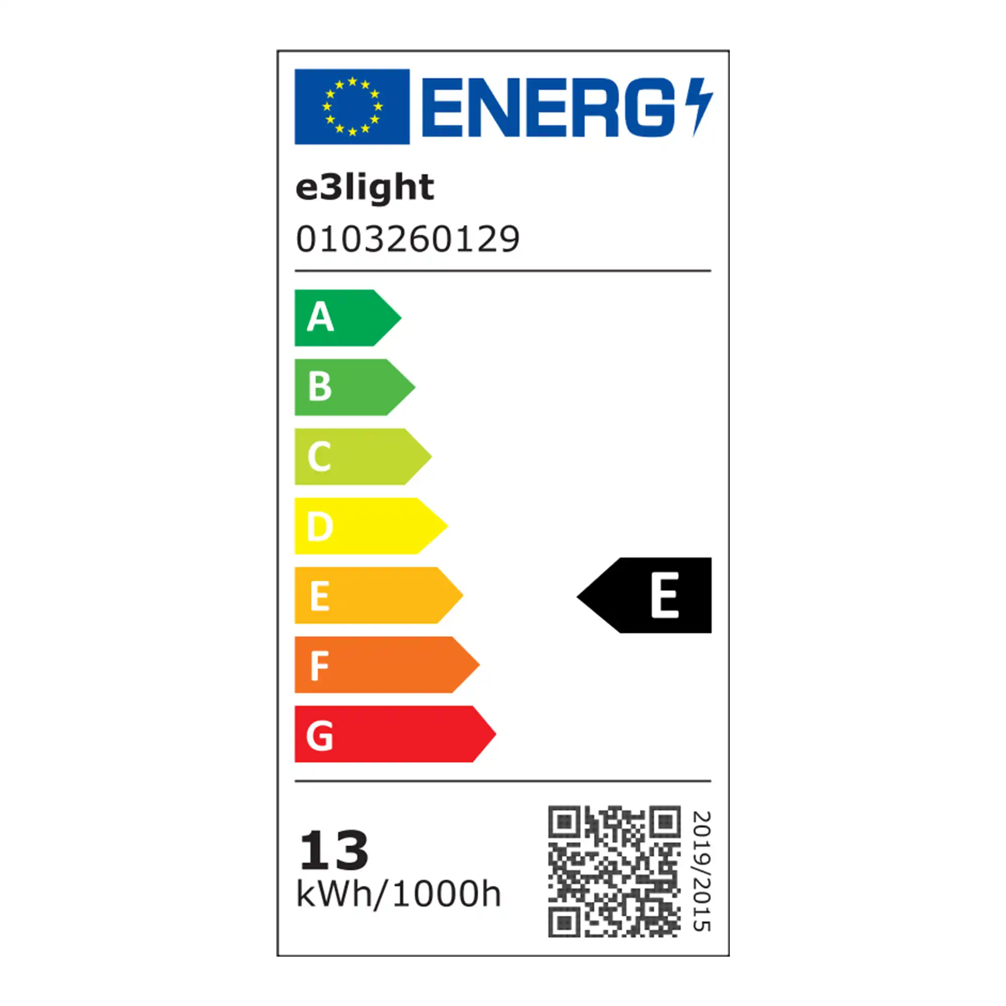 E3 LED Clear Proxima A60 E27 12W 1521lm