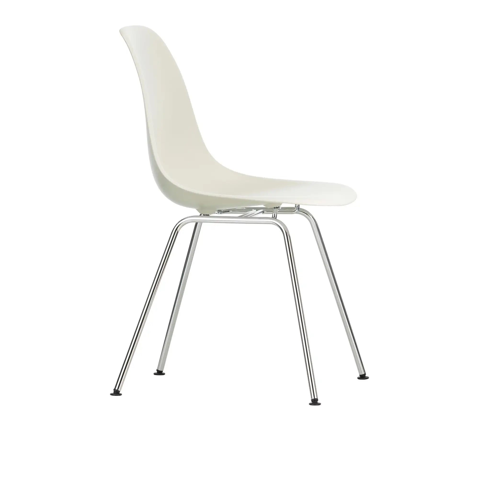Eames Plastic Chair DSX - 11 Pebble - Chrome Base