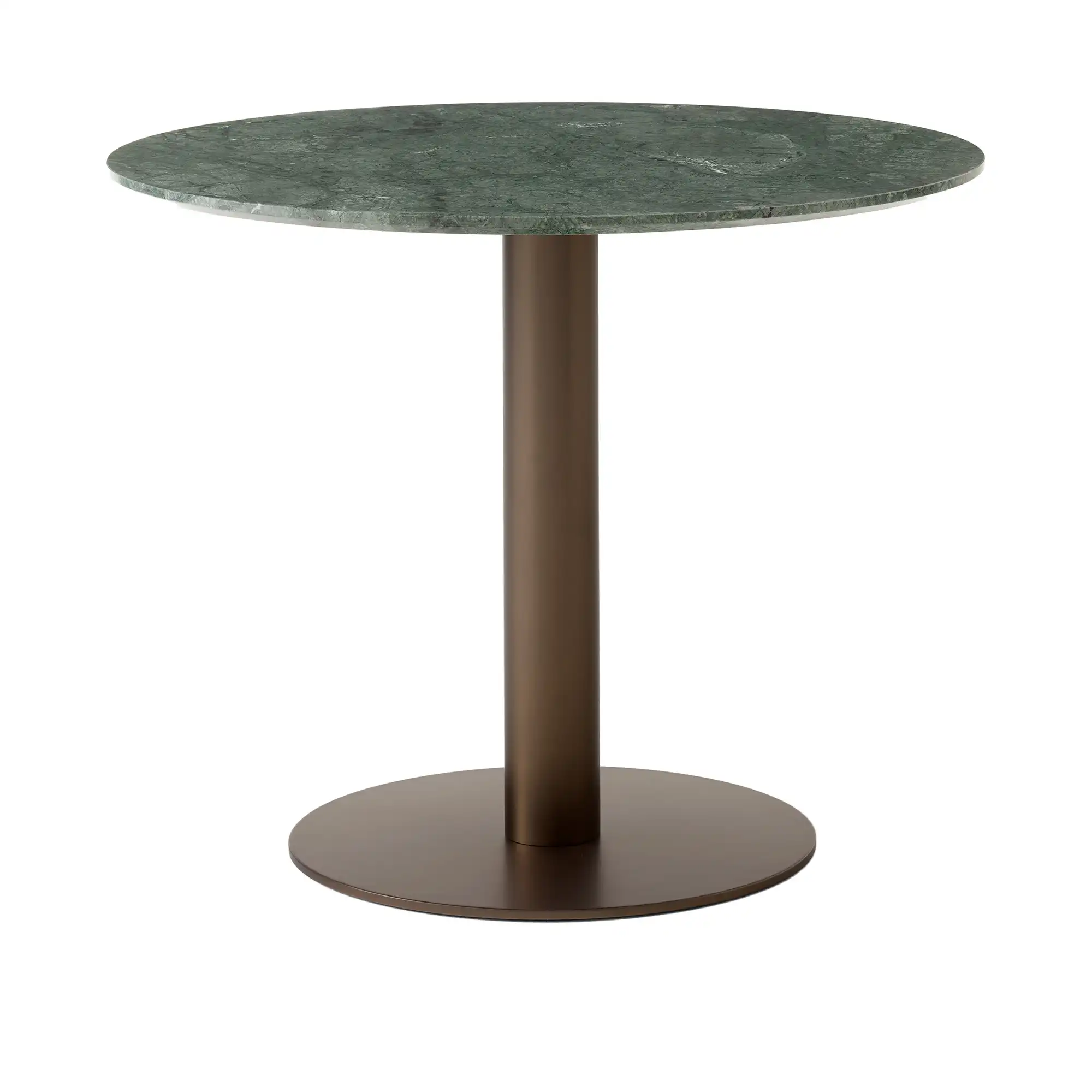 In Between Table SK11 Ø90 cm Marble Verde Guatemala Top