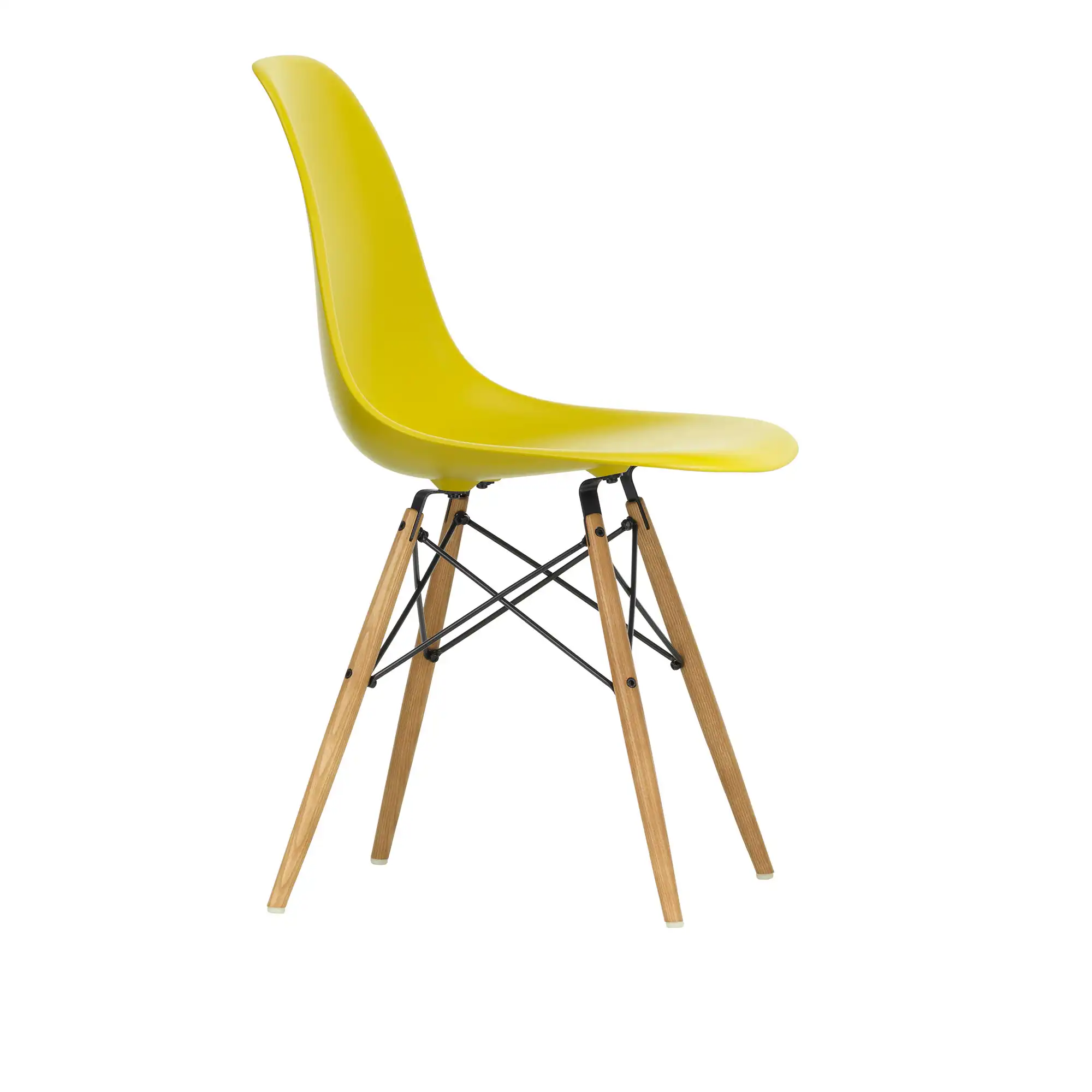 Eames Plastic Chair DSW - 34 Mustard - Ash Honey Tone