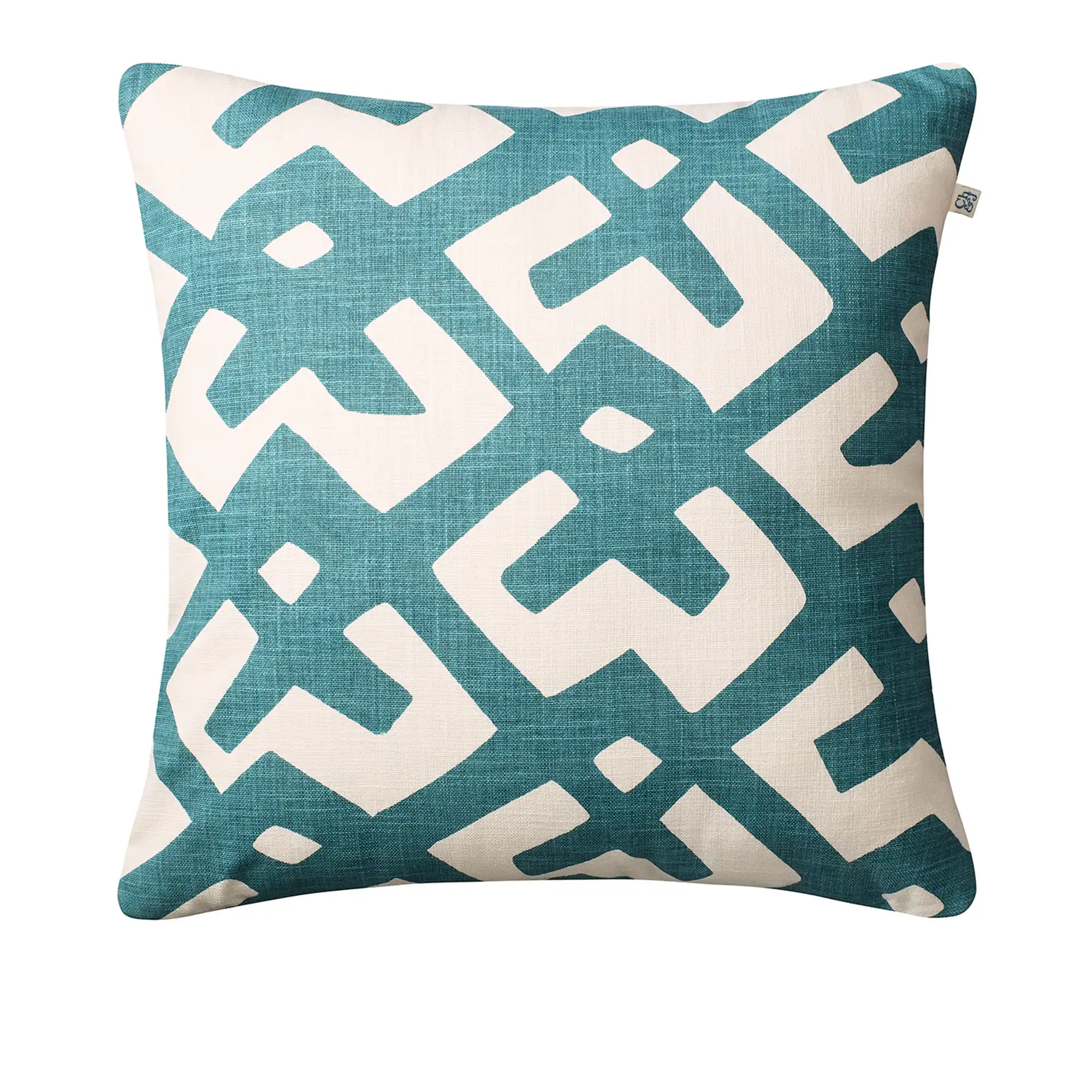 Dadra Outdoor Cushion - Heaven Blue/Off White