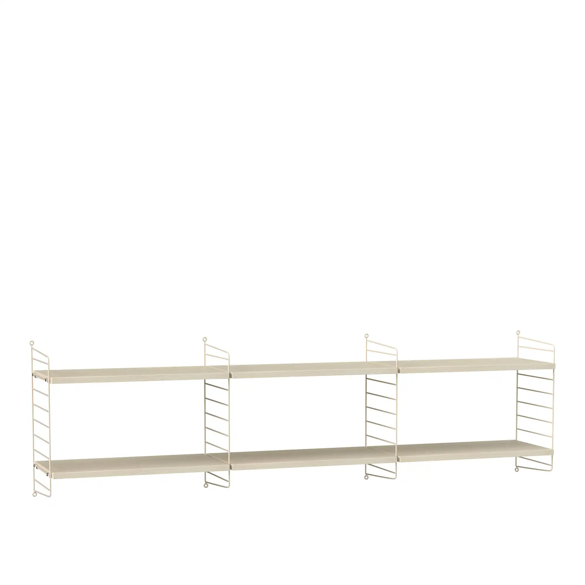 Vardagsrum hyllsystem O ask/beige