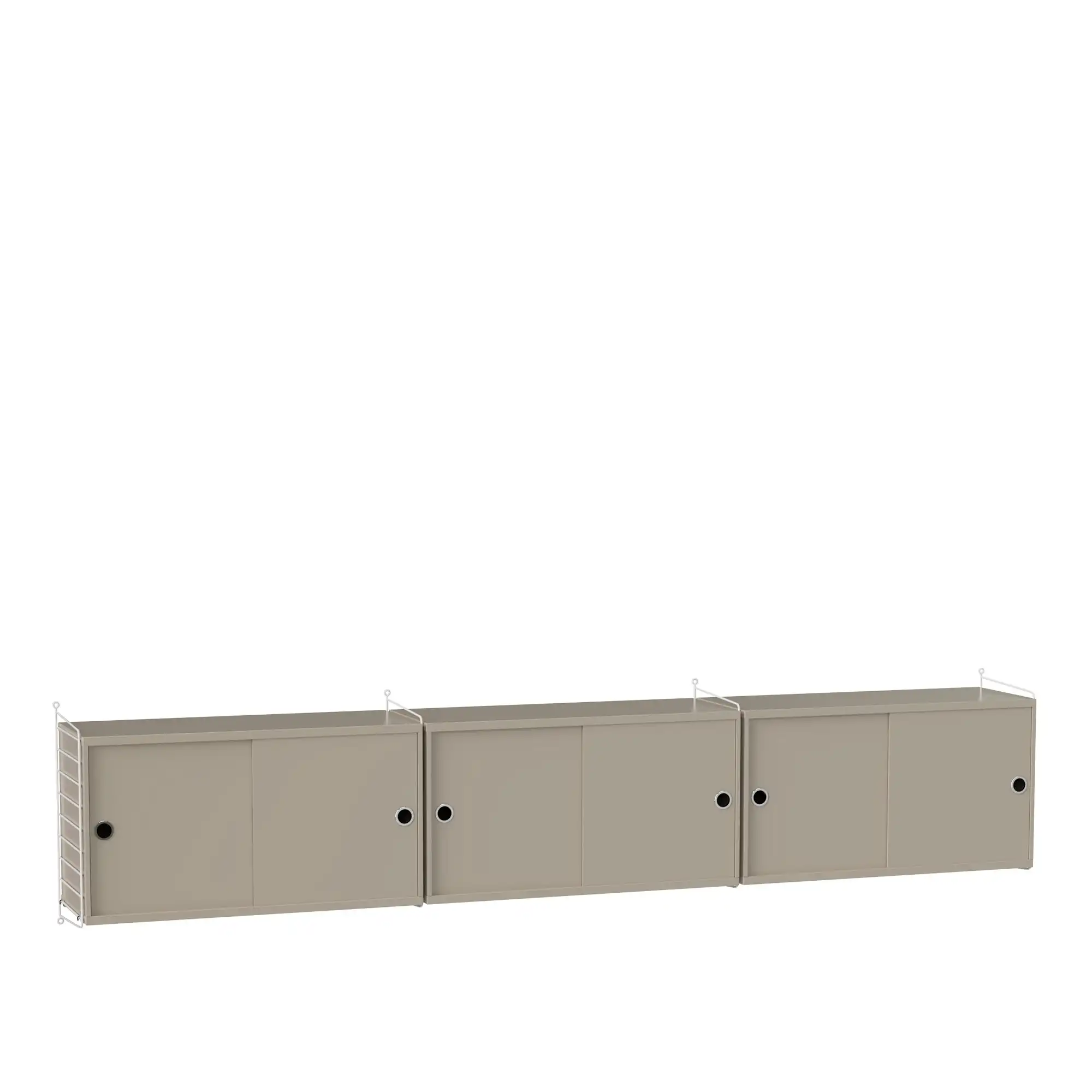 Vardagsrum hyllsystem D beige/vit