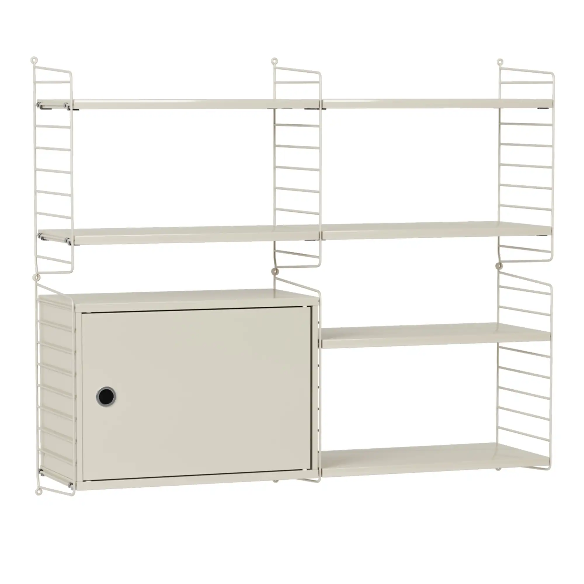 Vardagsrum hyllsystem R beige/beige