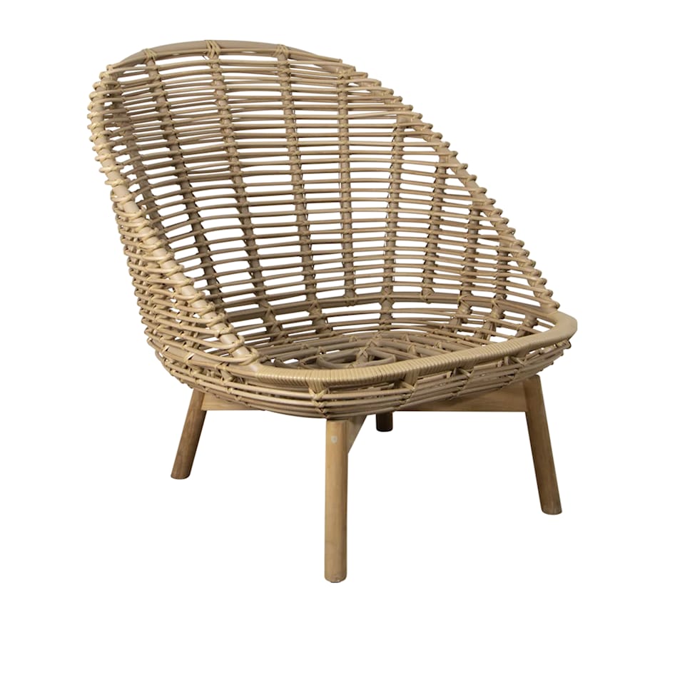 Hive Lounge Chair With Teak Legs