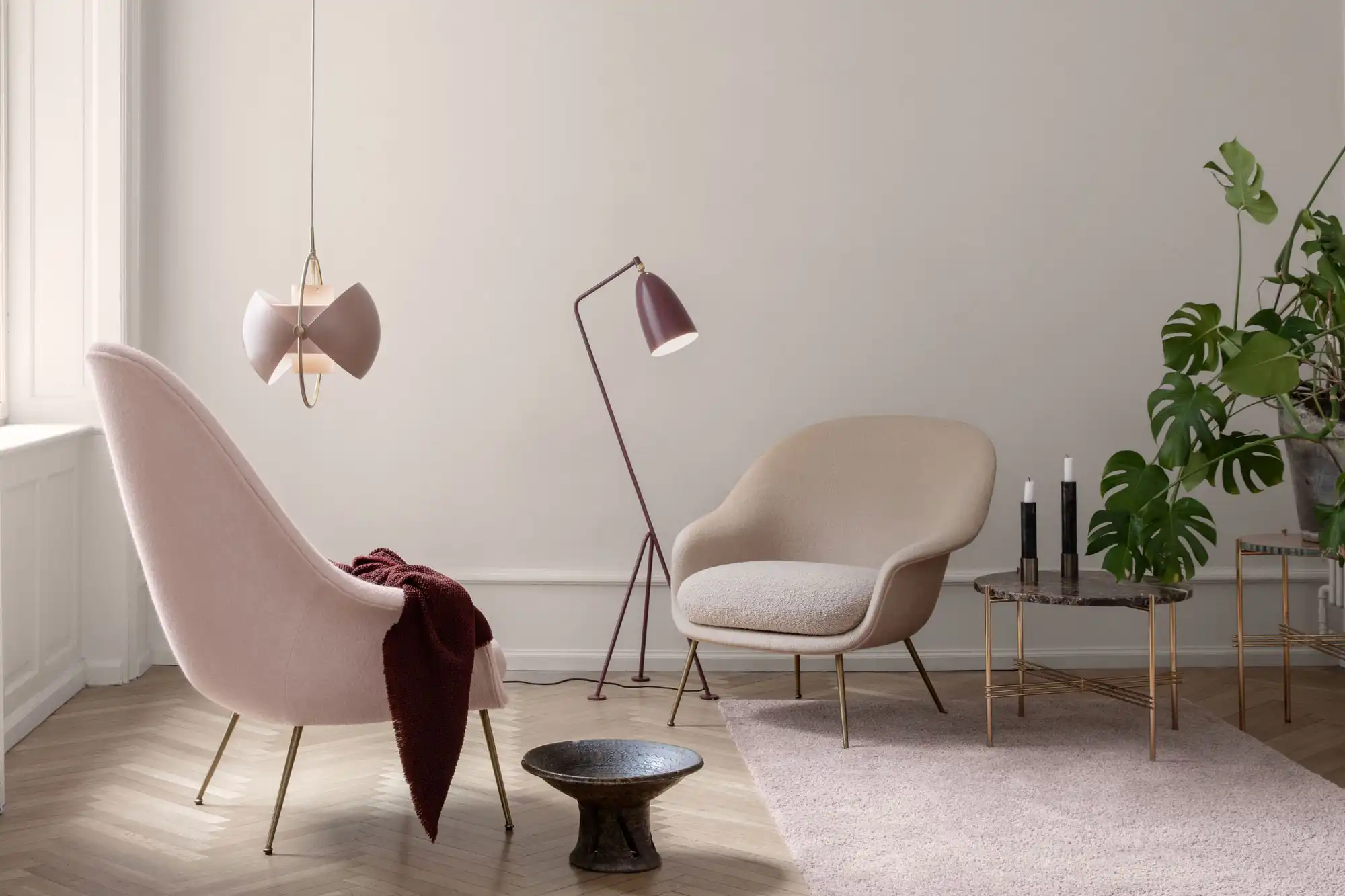 Bat Lounge Chair - Låg rygg