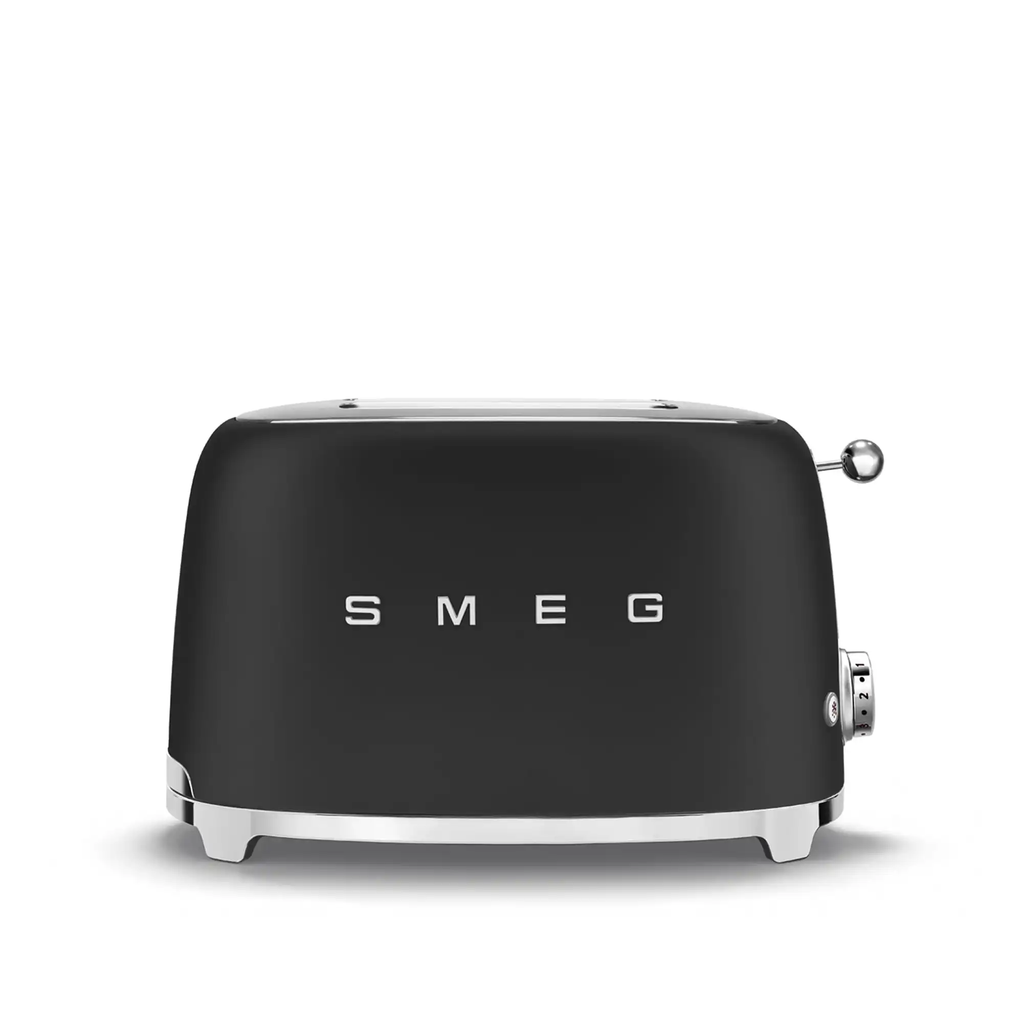 Smeg 2 Slice Toaster Matt Black