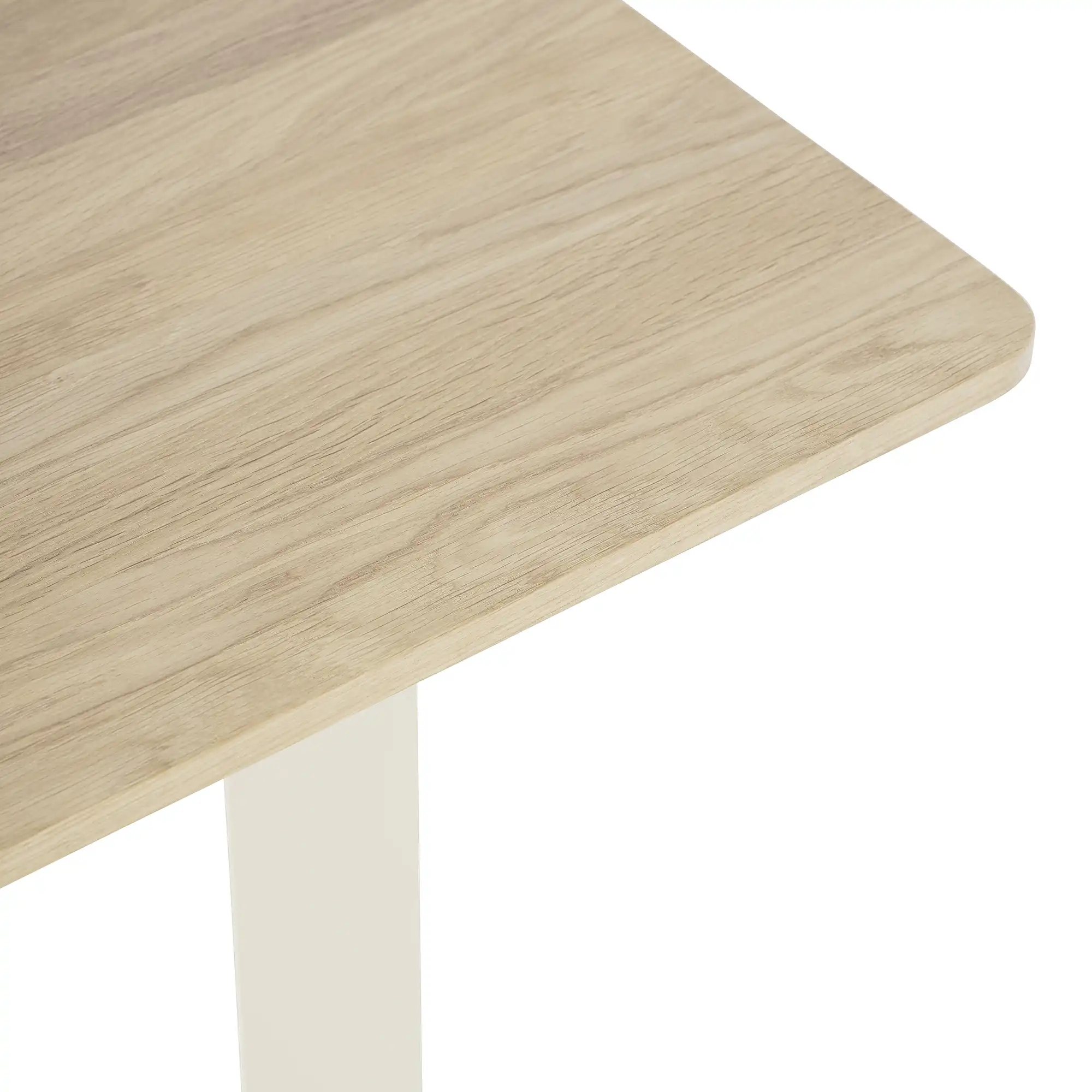 70/70 Table matbord 225x90 cm, Massiv ek/Svart