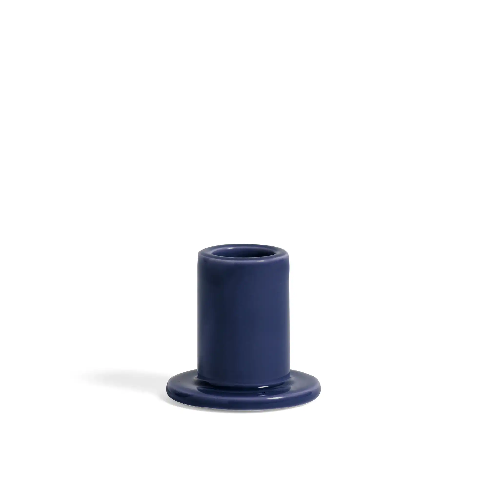 Tube Candleholder Small Midnight Blue