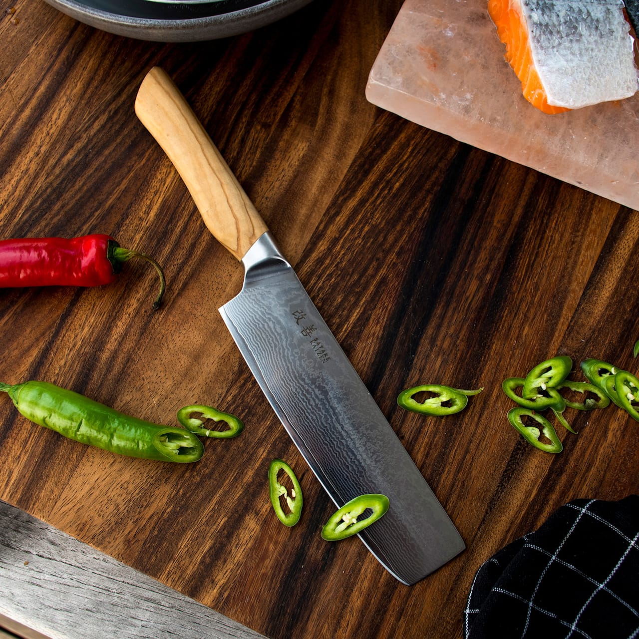 Kaizen Nakiri Vegetable knife 16 cm
