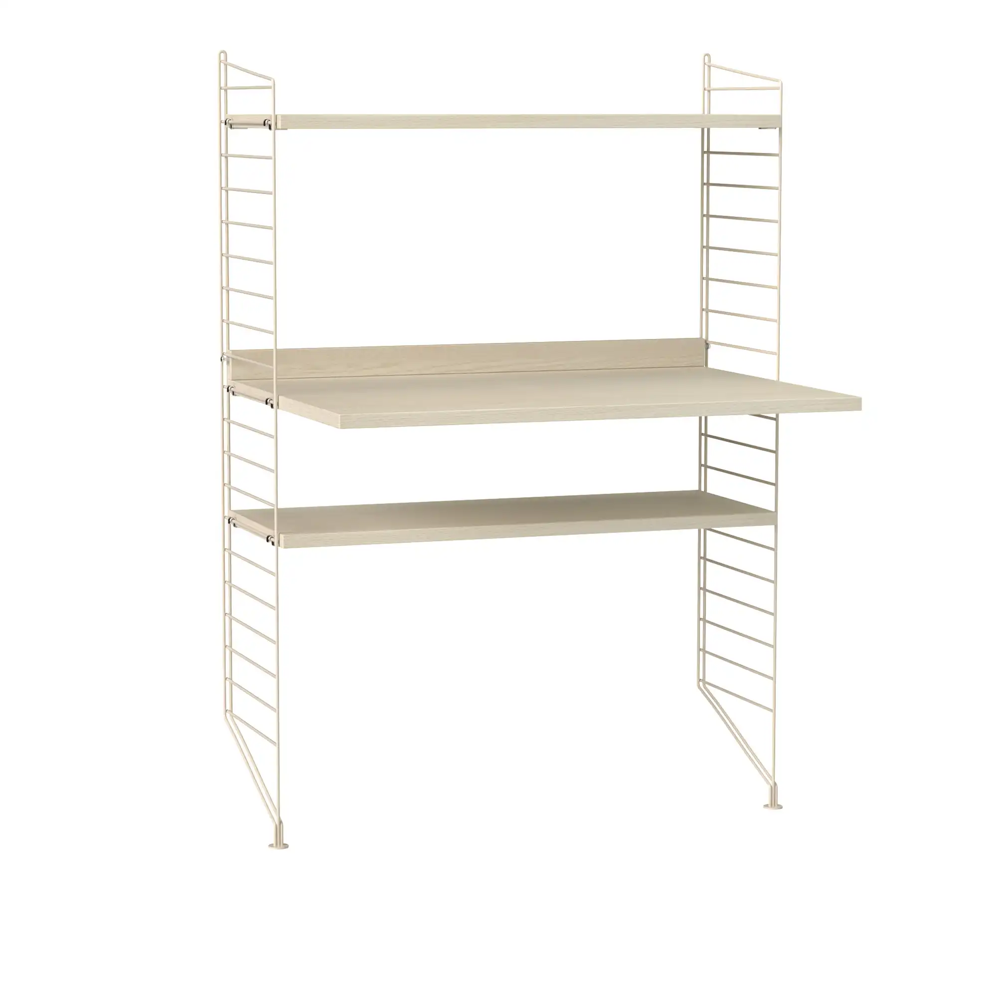 Kontor hyllsystem H ask/beige