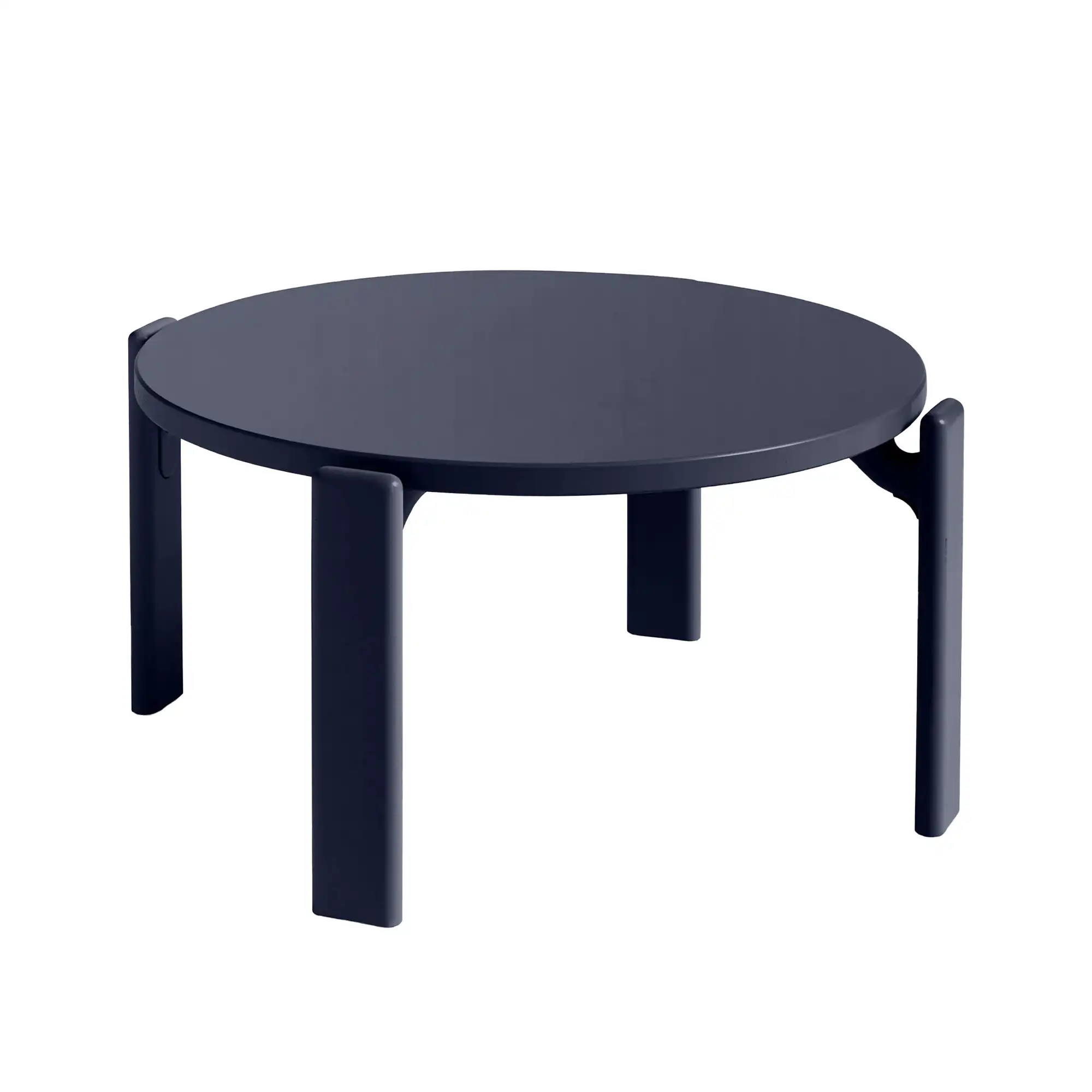 Rey Coffee Table, 66,5xH32 REY22, Deep blue water-based lacquered beech