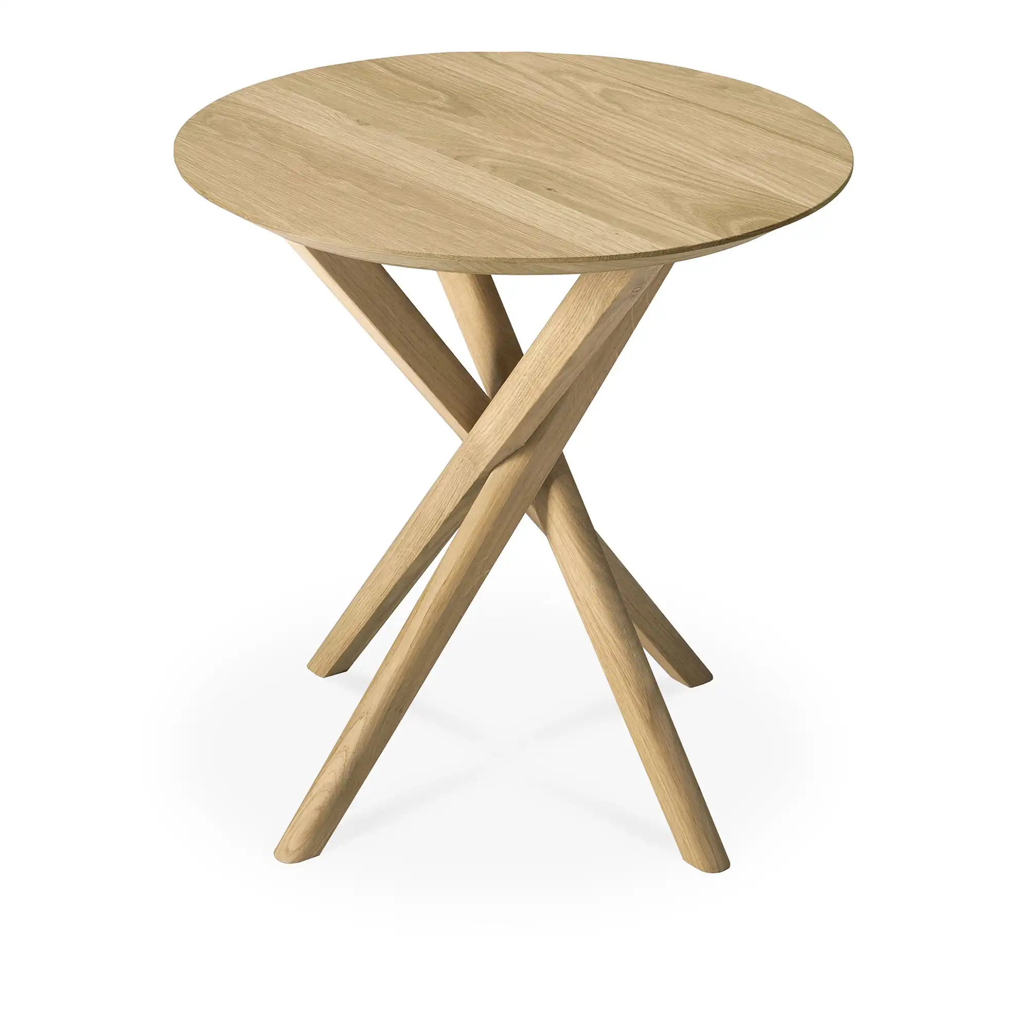 Mikado Round Side Table Oak